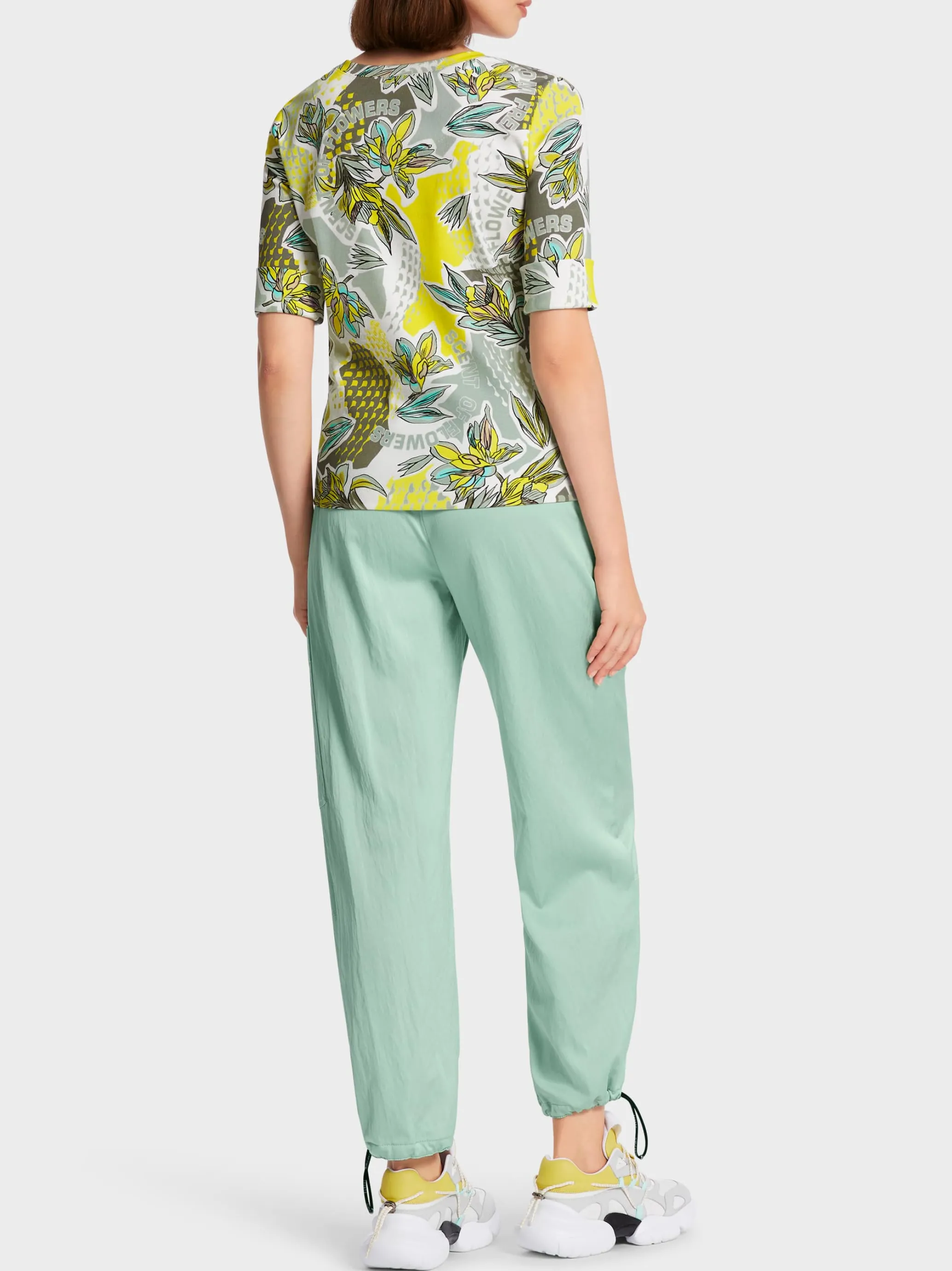 BEDRUCKTES T-SHIRT MIT 3/4-ÄRMEL-Marc Cain Discount