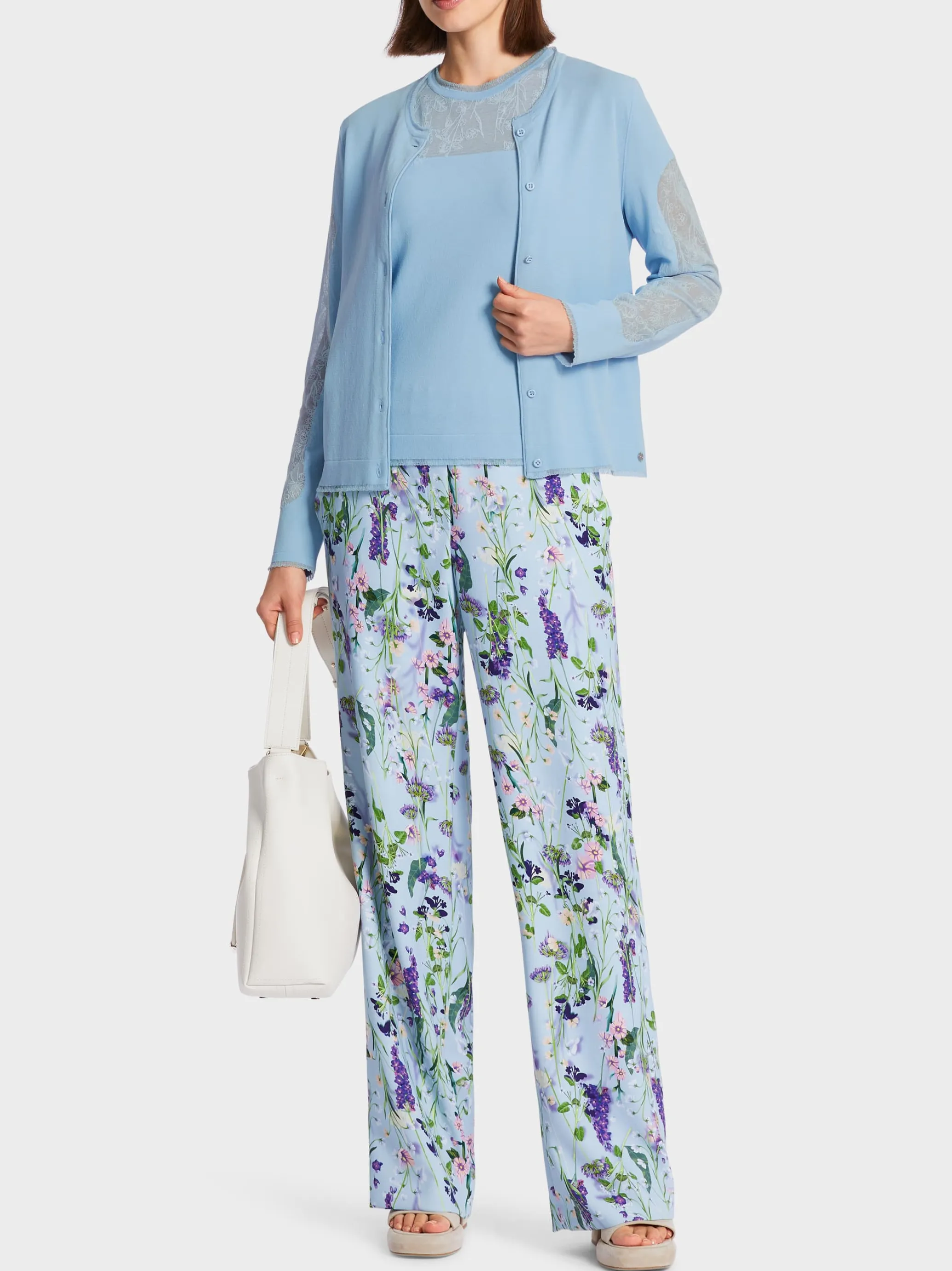 BESTICKTER CARDIGAN "RETHINK TOGETHER"-Marc Cain Store
