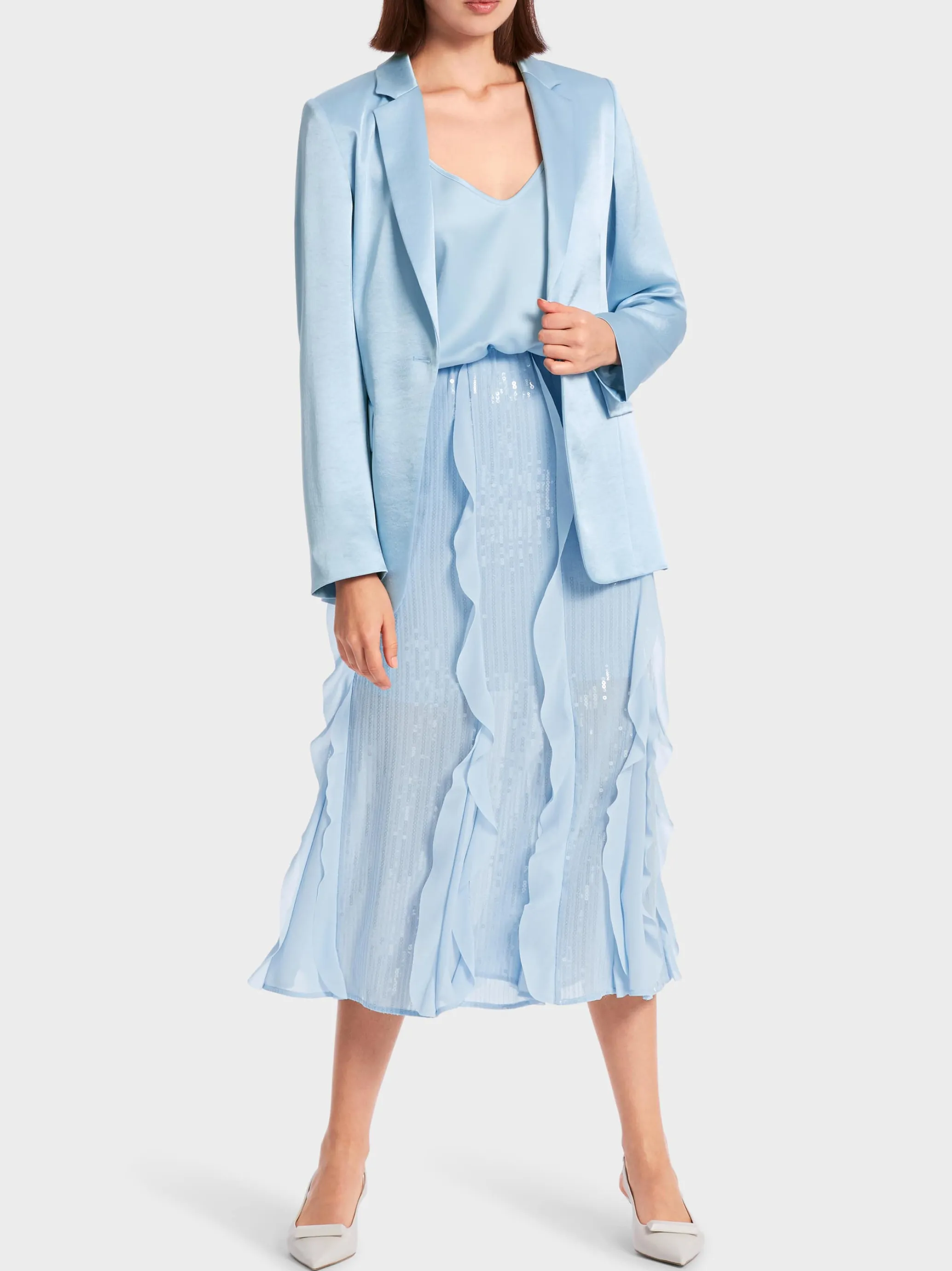 BLAZER IM ELEGANTEN GLANZ-Marc Cain Sale