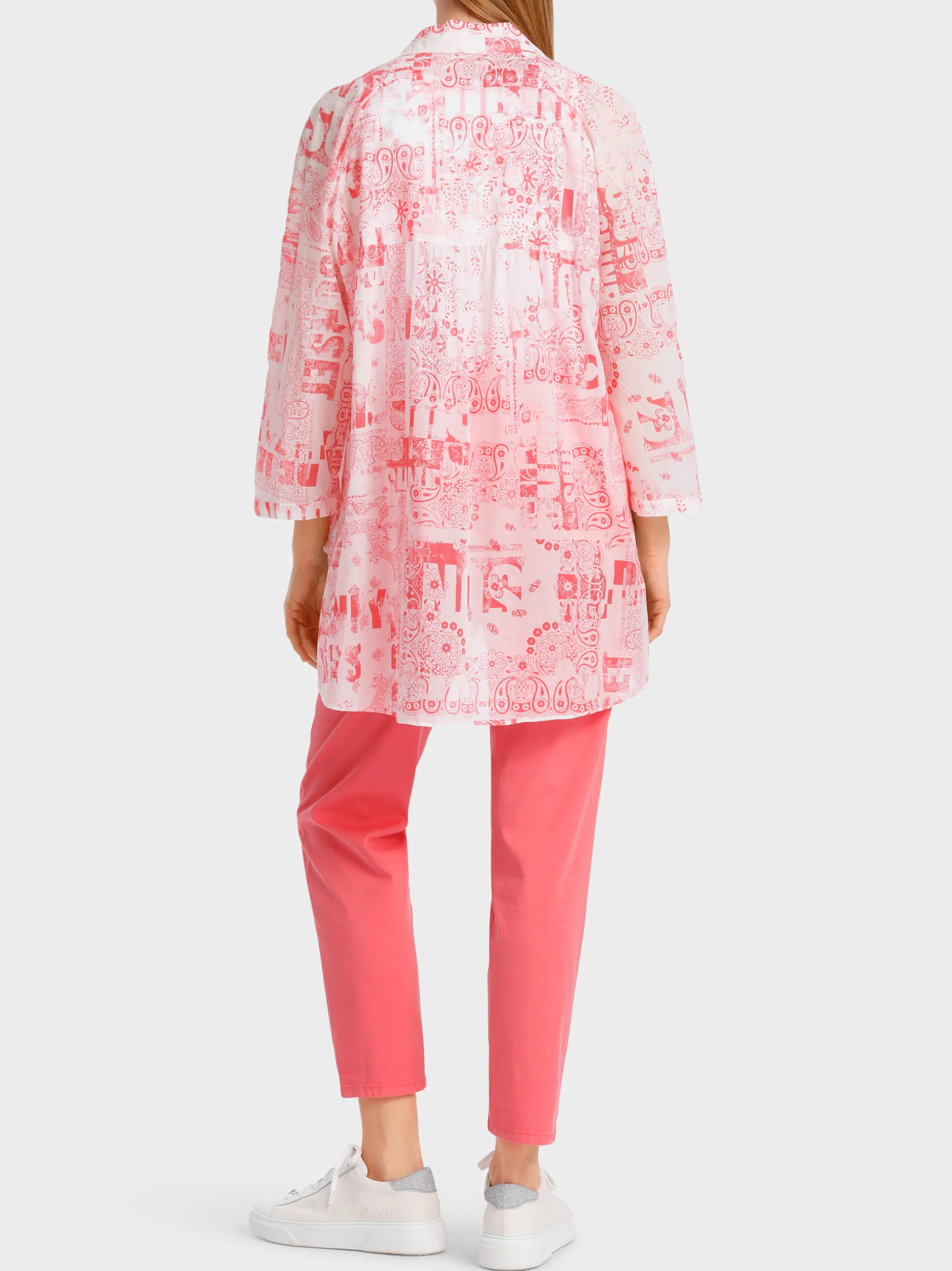 BLUSE IM BANDANA-LINES-PRINT-Marc Cain Cheap