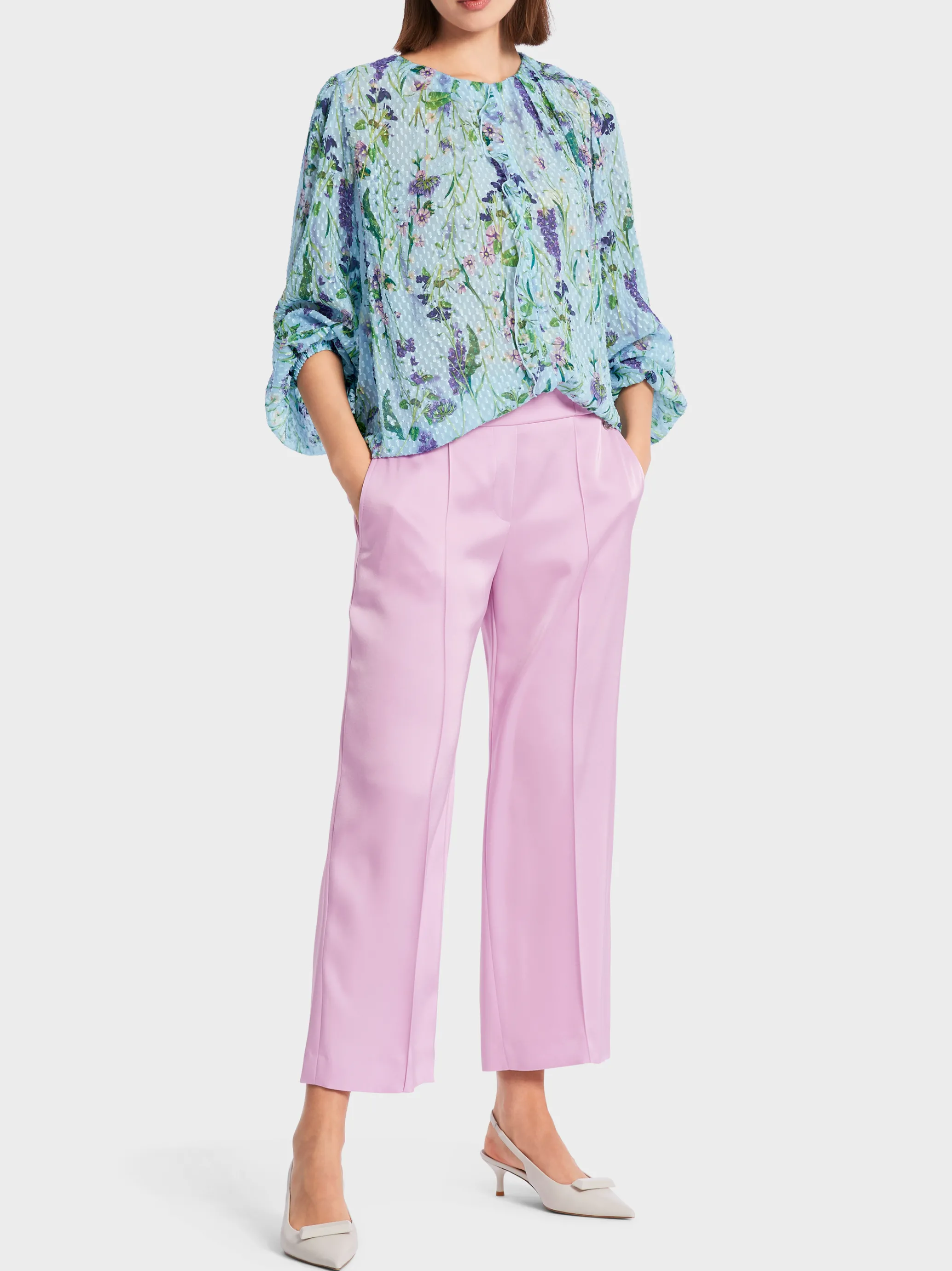 BLUSE IM BLUMEN-DESSIN-Marc Cain Best