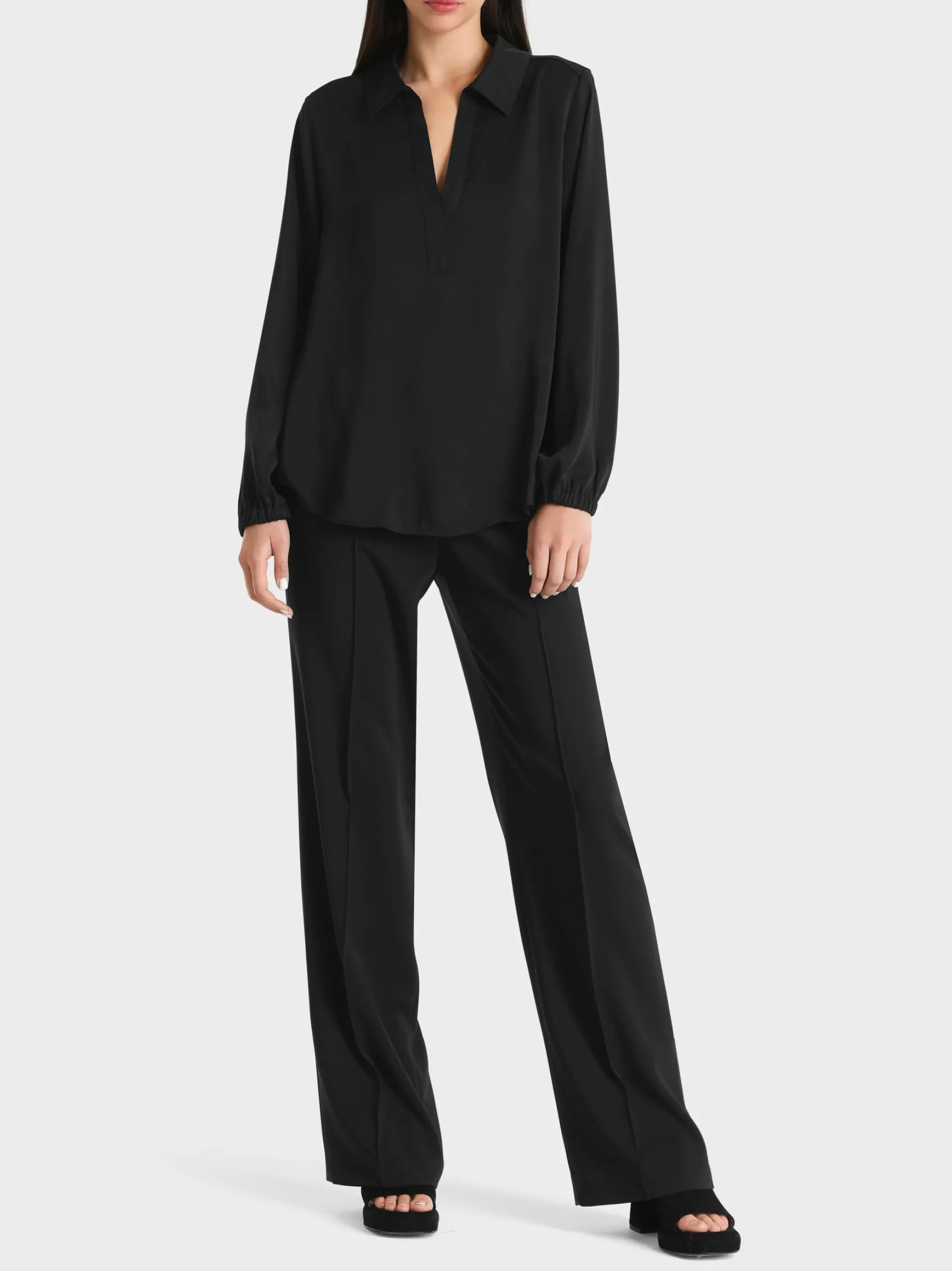 BLUSE IM POLO-STIL-Marc Cain Shop