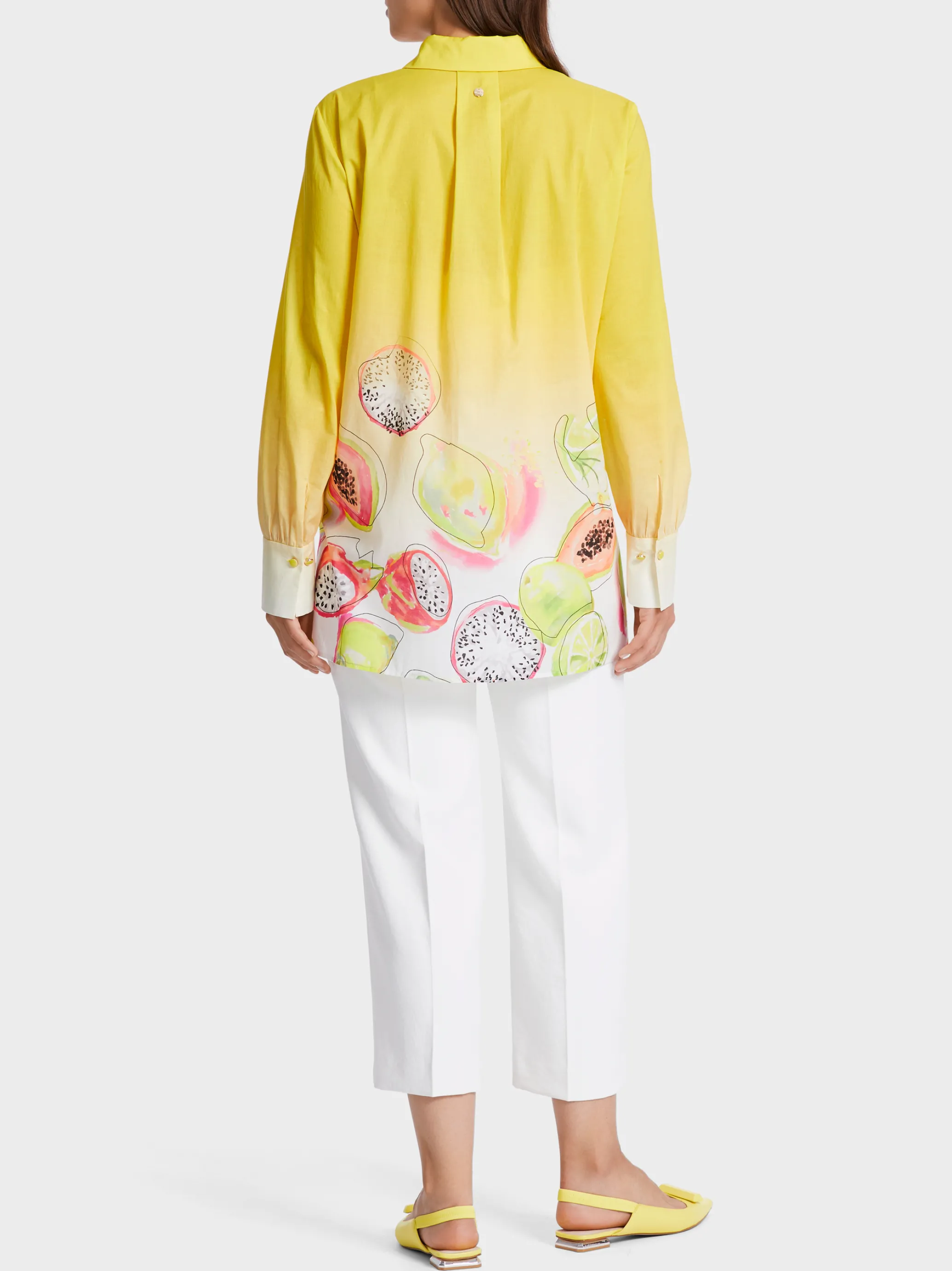 BLUSE MIT DRUCK-Marc Cain Discount