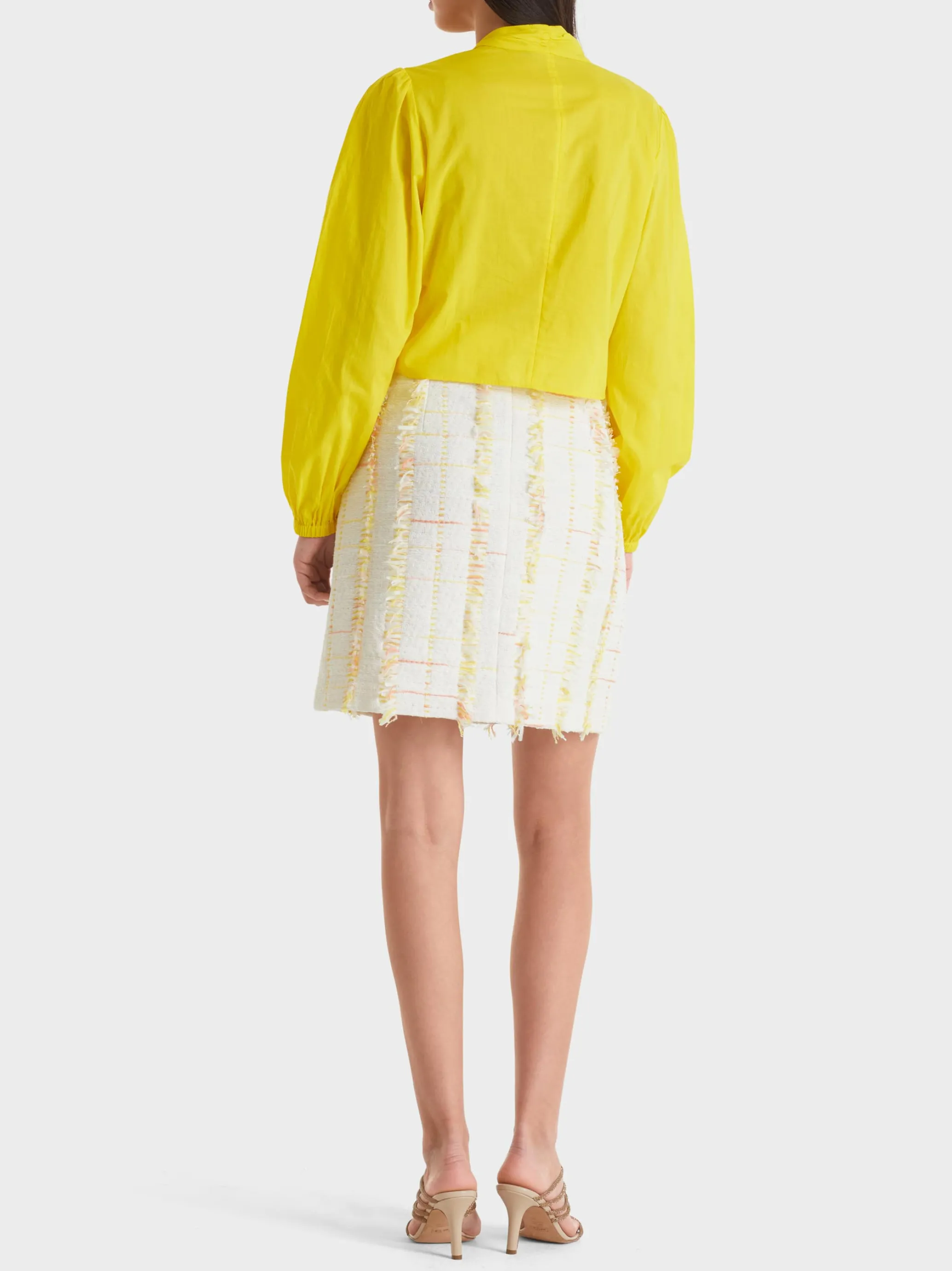 BLUSE MIT KNOTEN-DETAIL-Marc Cain Outlet