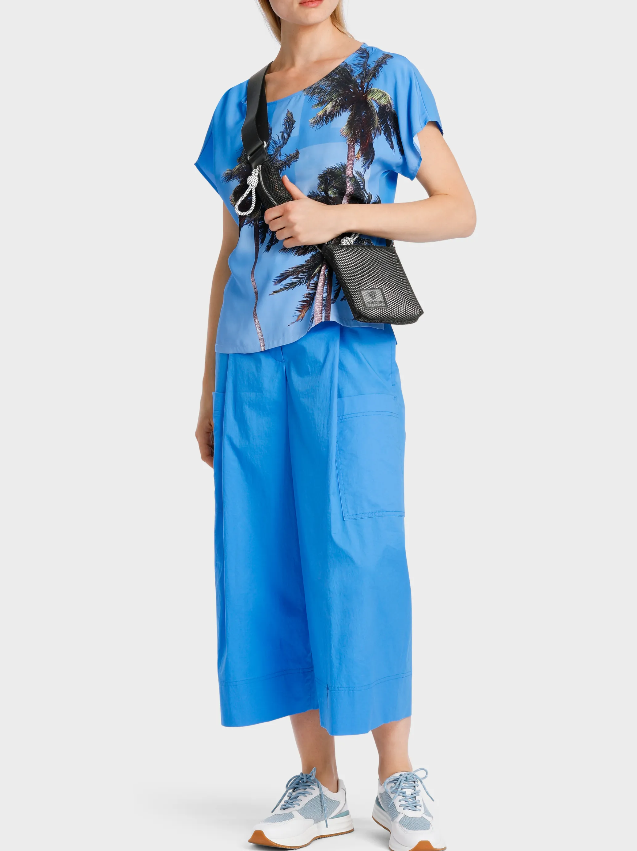 BLUSE MIT PALMENPRINT-Marc Cain Best