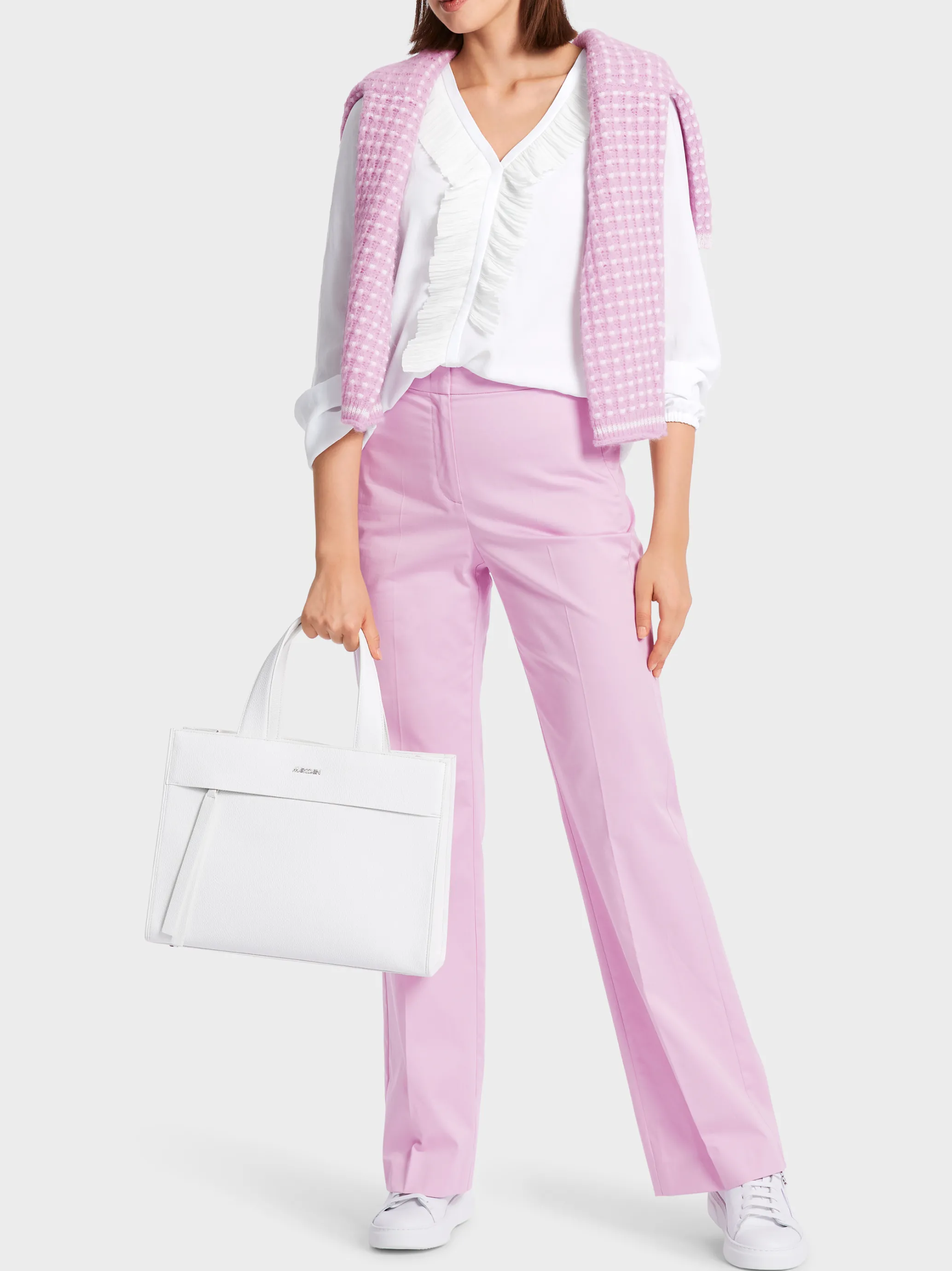 BLUSE MIT RÜSCHEN-Marc Cain Flash Sale
