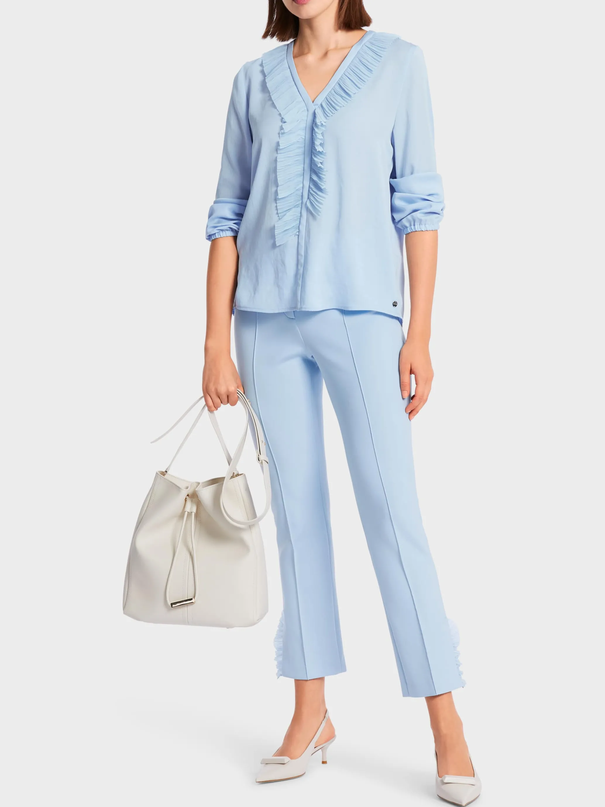 BLUSE MIT RÜSCHEN-Marc Cain Cheap
