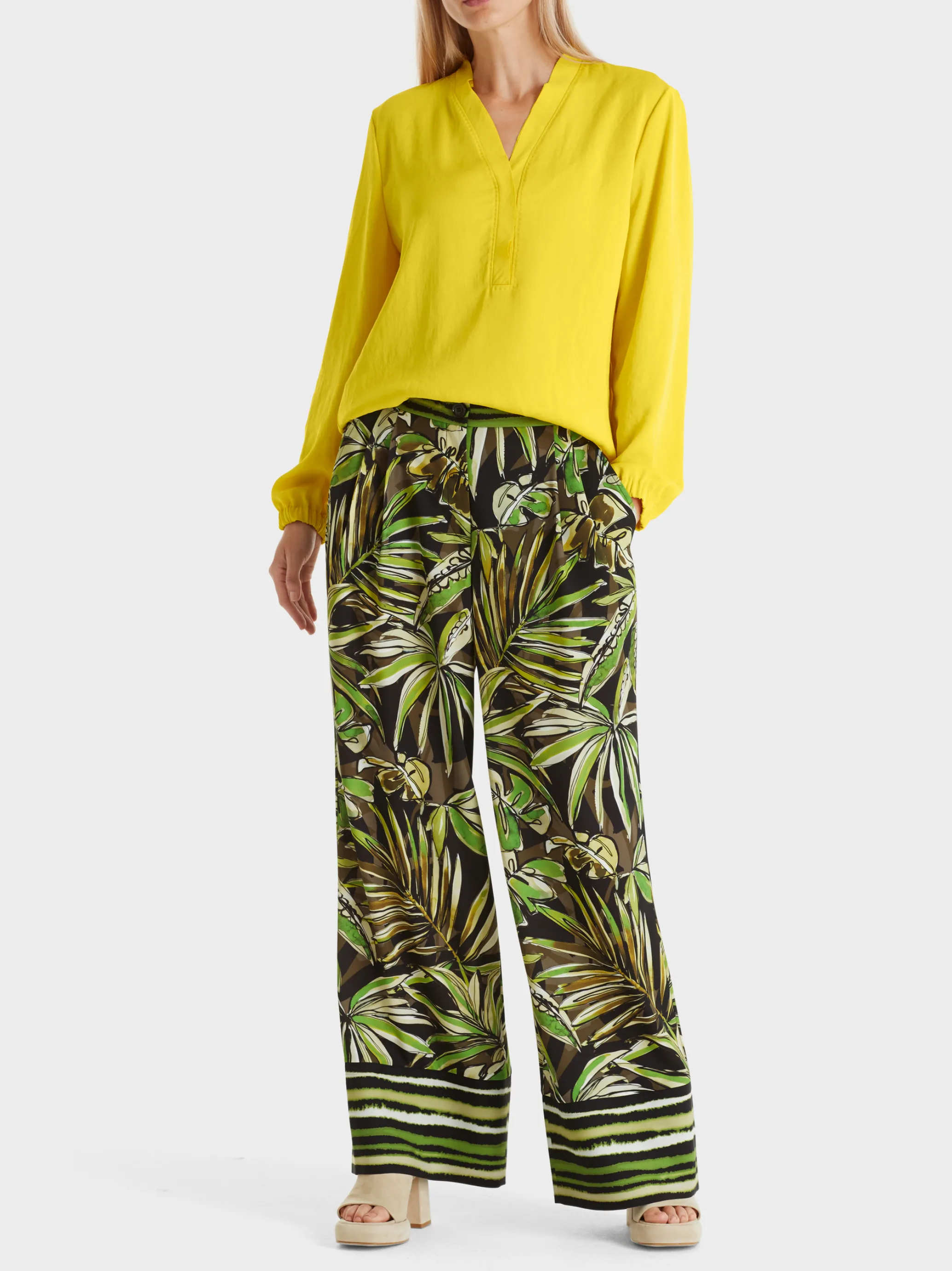 BLUSE MIT V-NECK-Marc Cain Shop