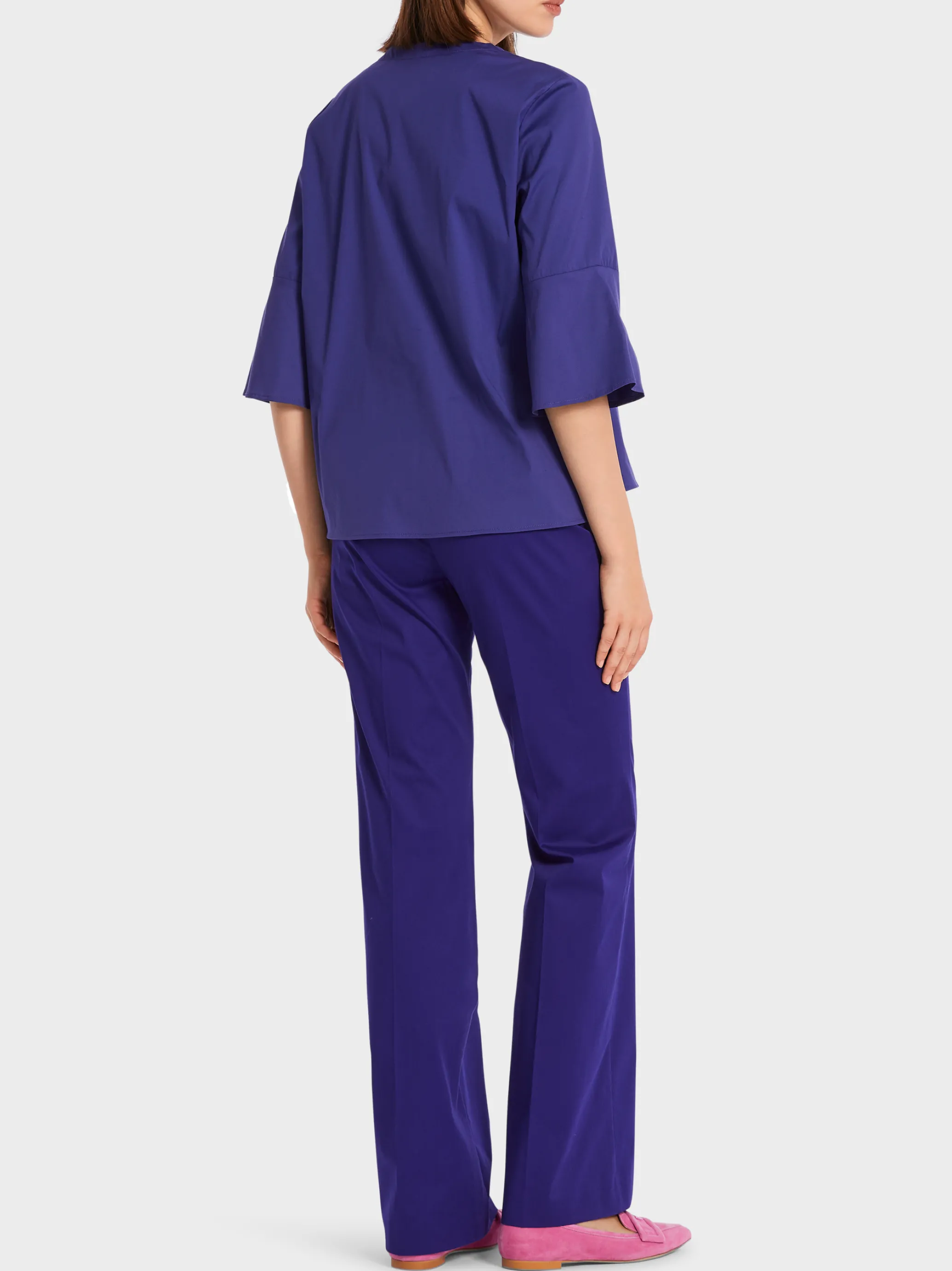 BLUSE MIT VOLANTÄRMEL-Marc Cain Clearance