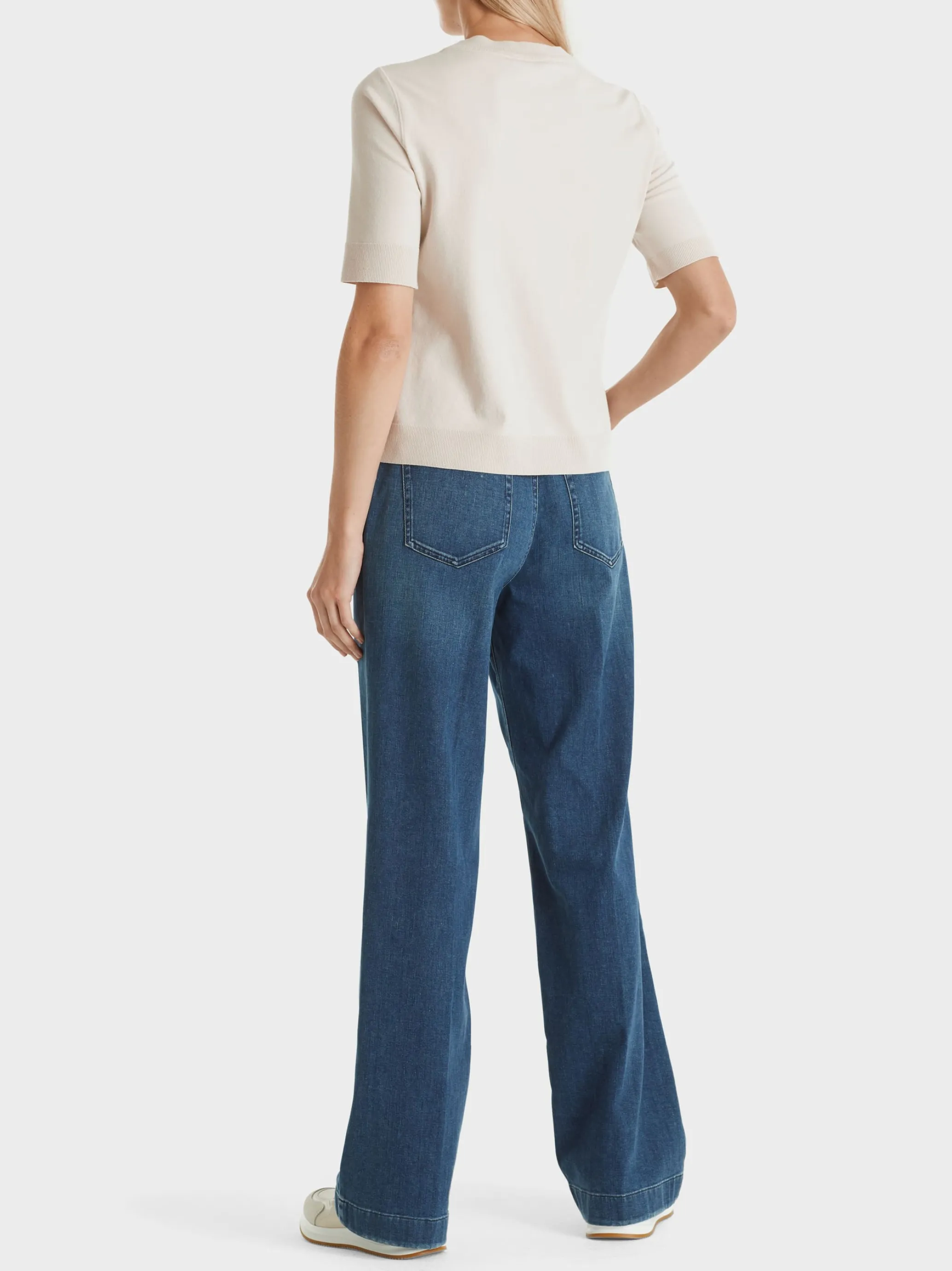 CREW-NECK-PULLI "RETHINK TOGETHER"-Marc Cain Best