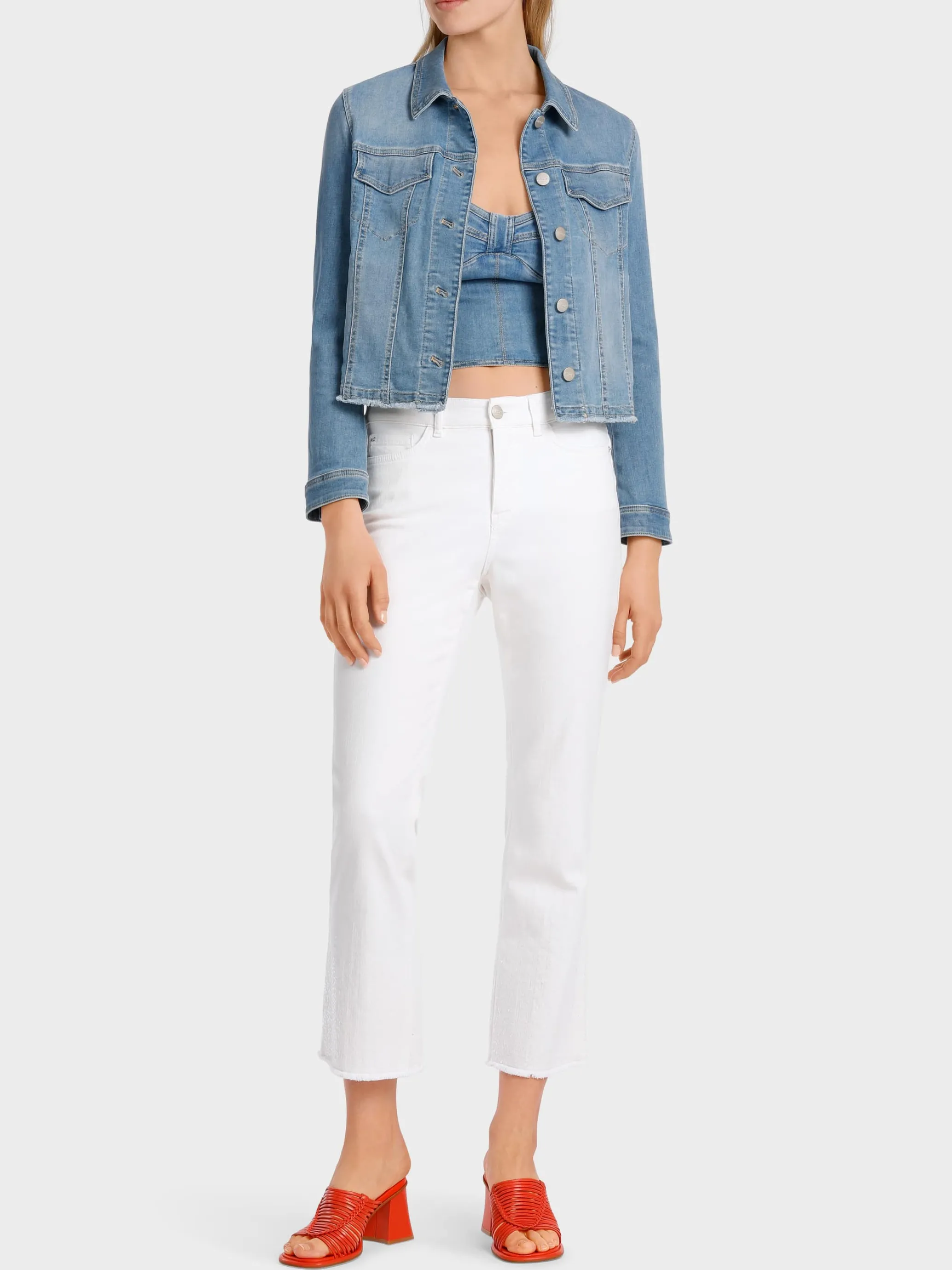 FANCY JEANSJACKE “RETHINK TOGETHER”-Marc Cain Shop