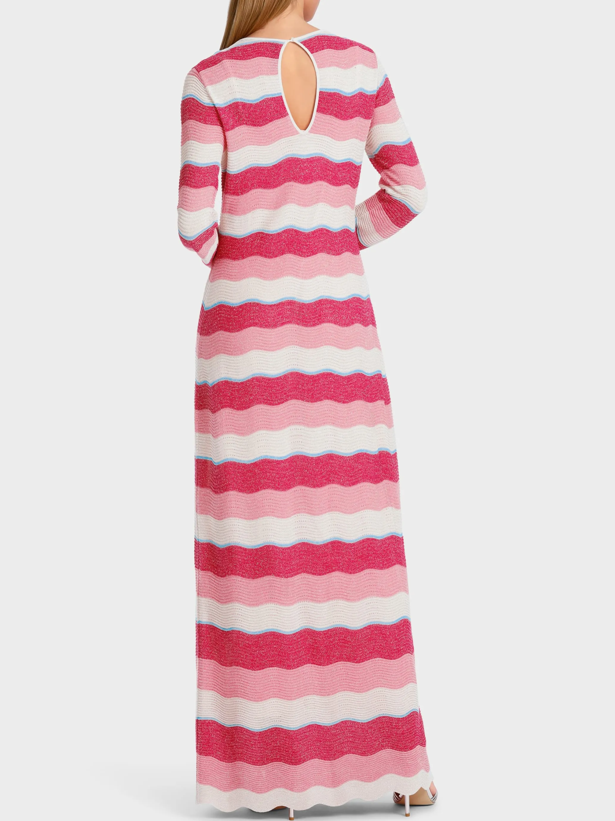 FEINSTRICKKLEID IM WELLENMUSTER-Marc Cain Fashion