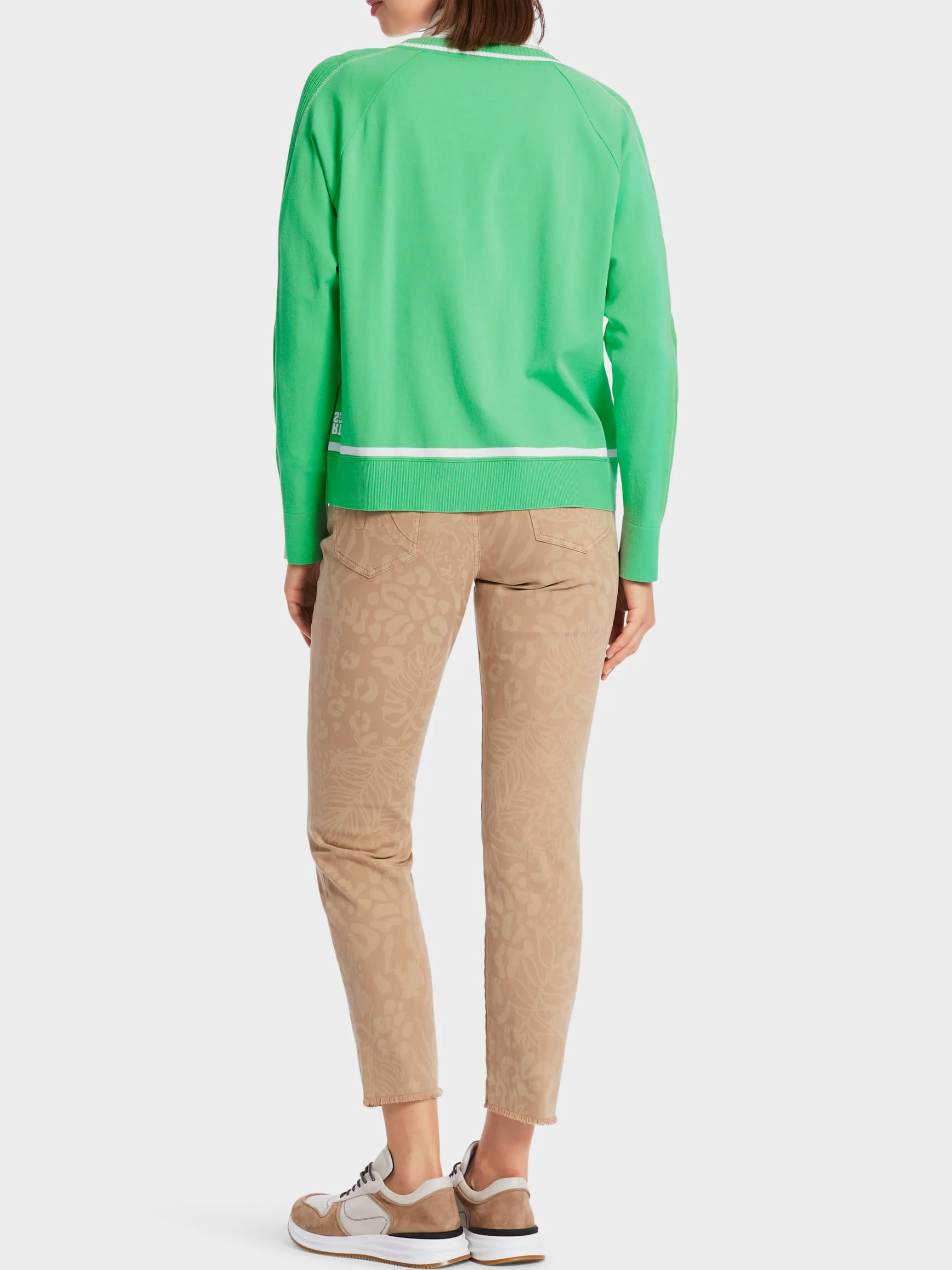 FEMININER SWEATER "RETHINK TOGETHER"-Marc Cain Cheap