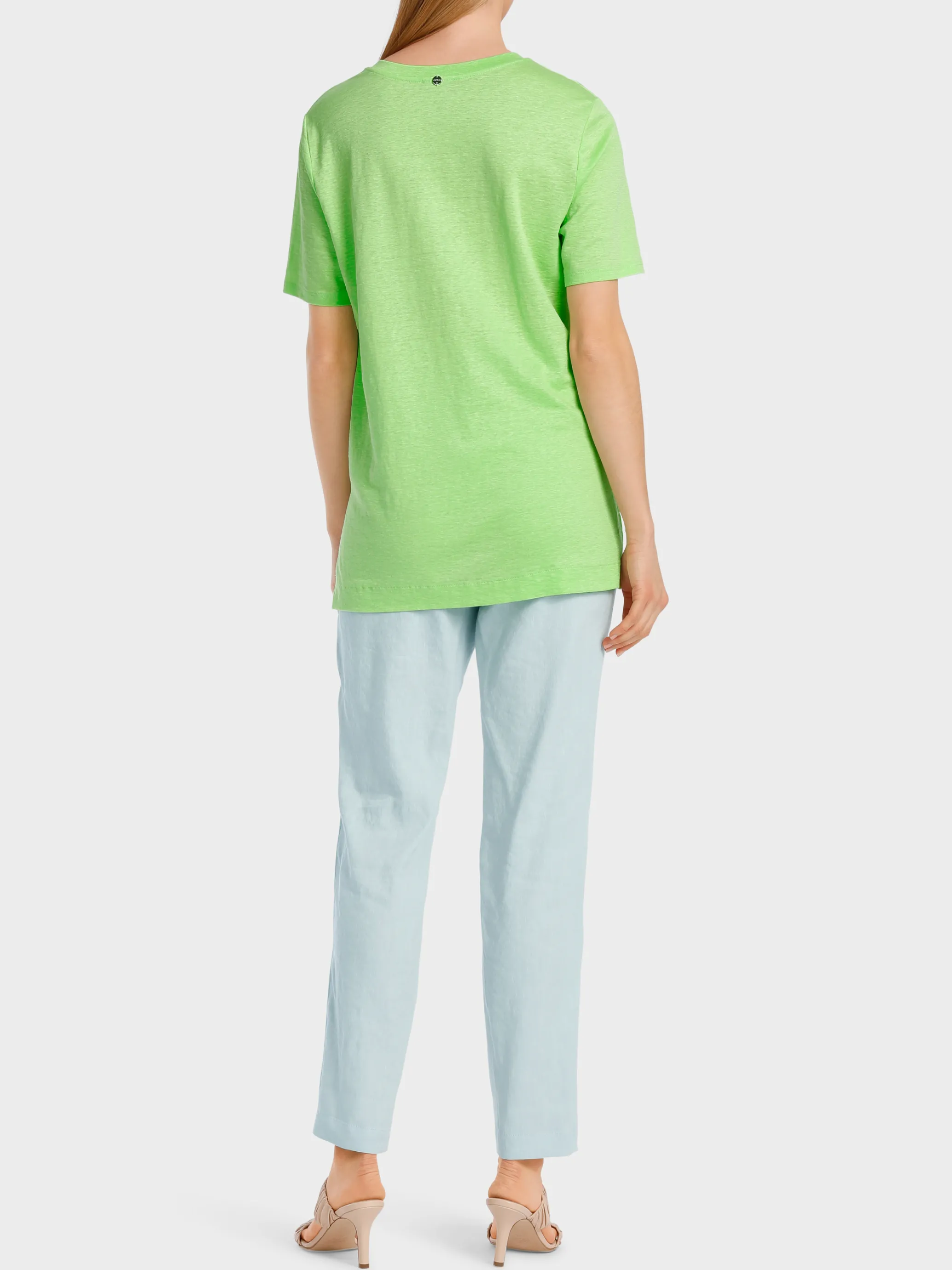 FEMININES T-SHIRT MIT V-AUSSCHNITT-Marc Cain New
