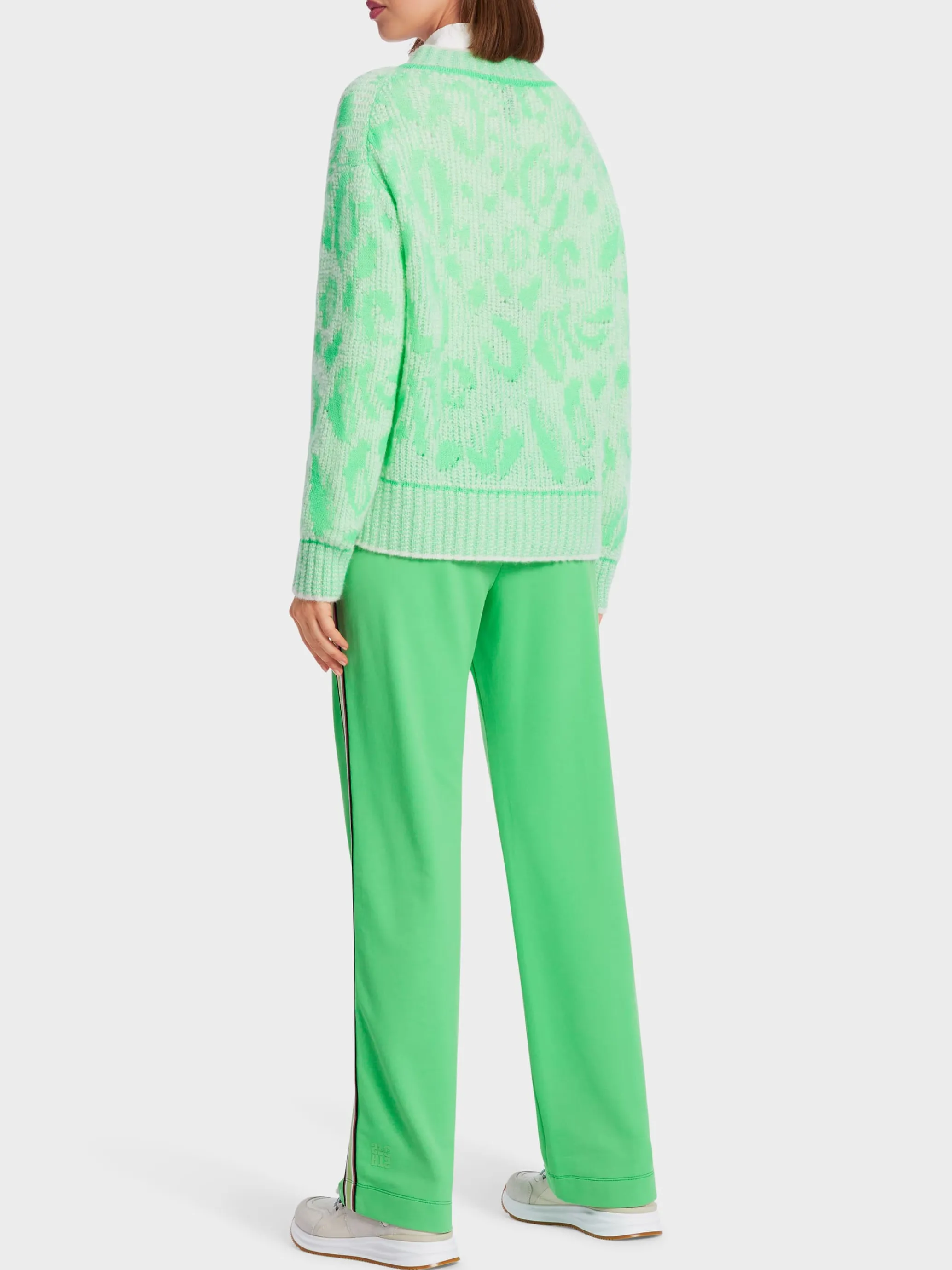 GEMUSTERTER SWEATER – KNITTED IN GERMANY-Marc Cain Clearance