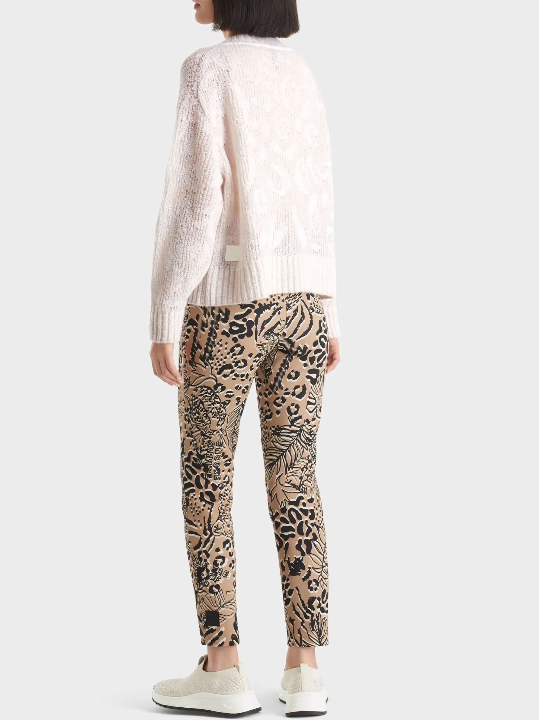 GEMUSTERTER SWEATER – KNITTED IN GERMANY-Marc Cain Shop