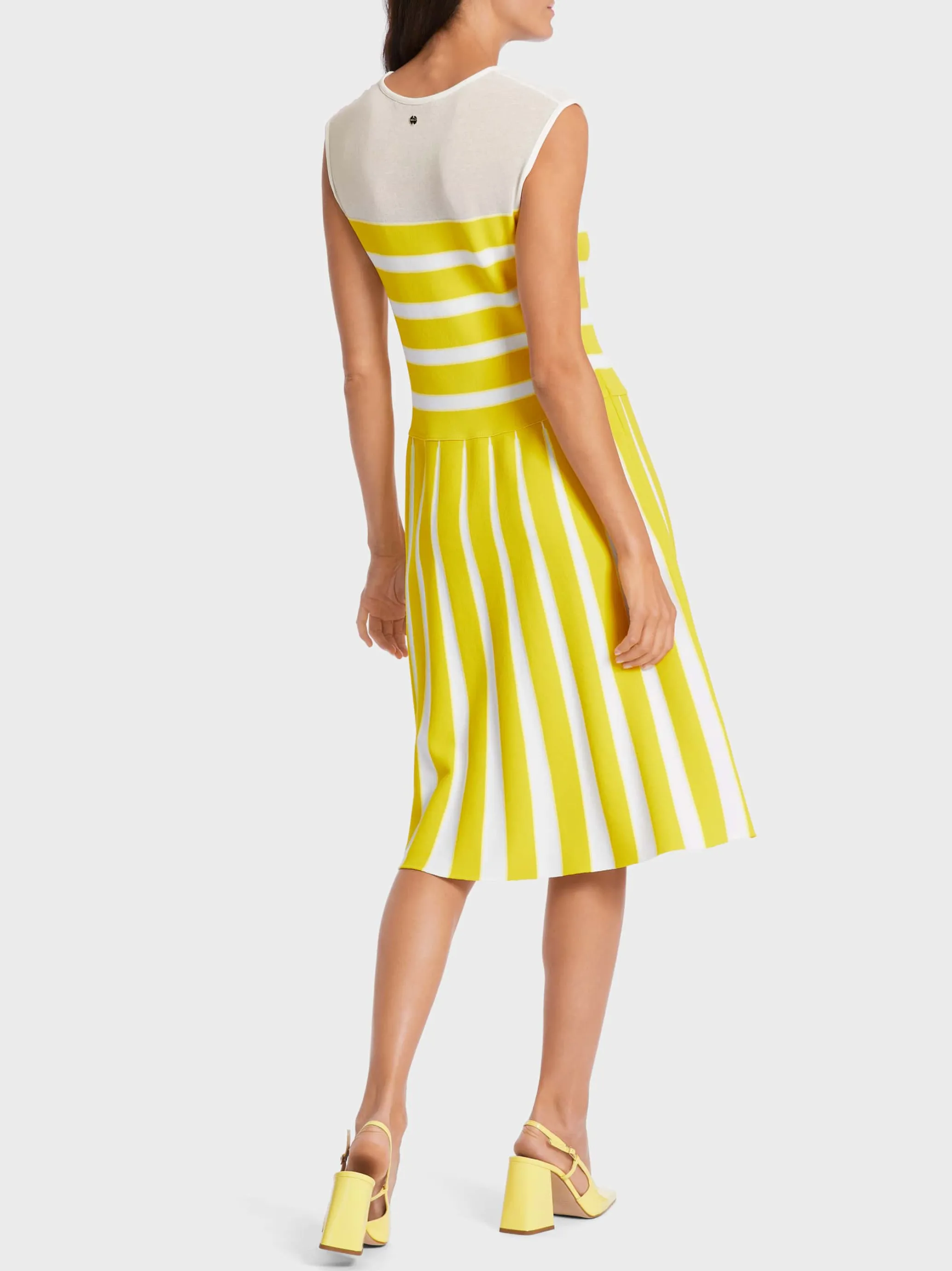 GESTREIFTES KLEID KNITTED IN GERMANY-Marc Cain Outlet