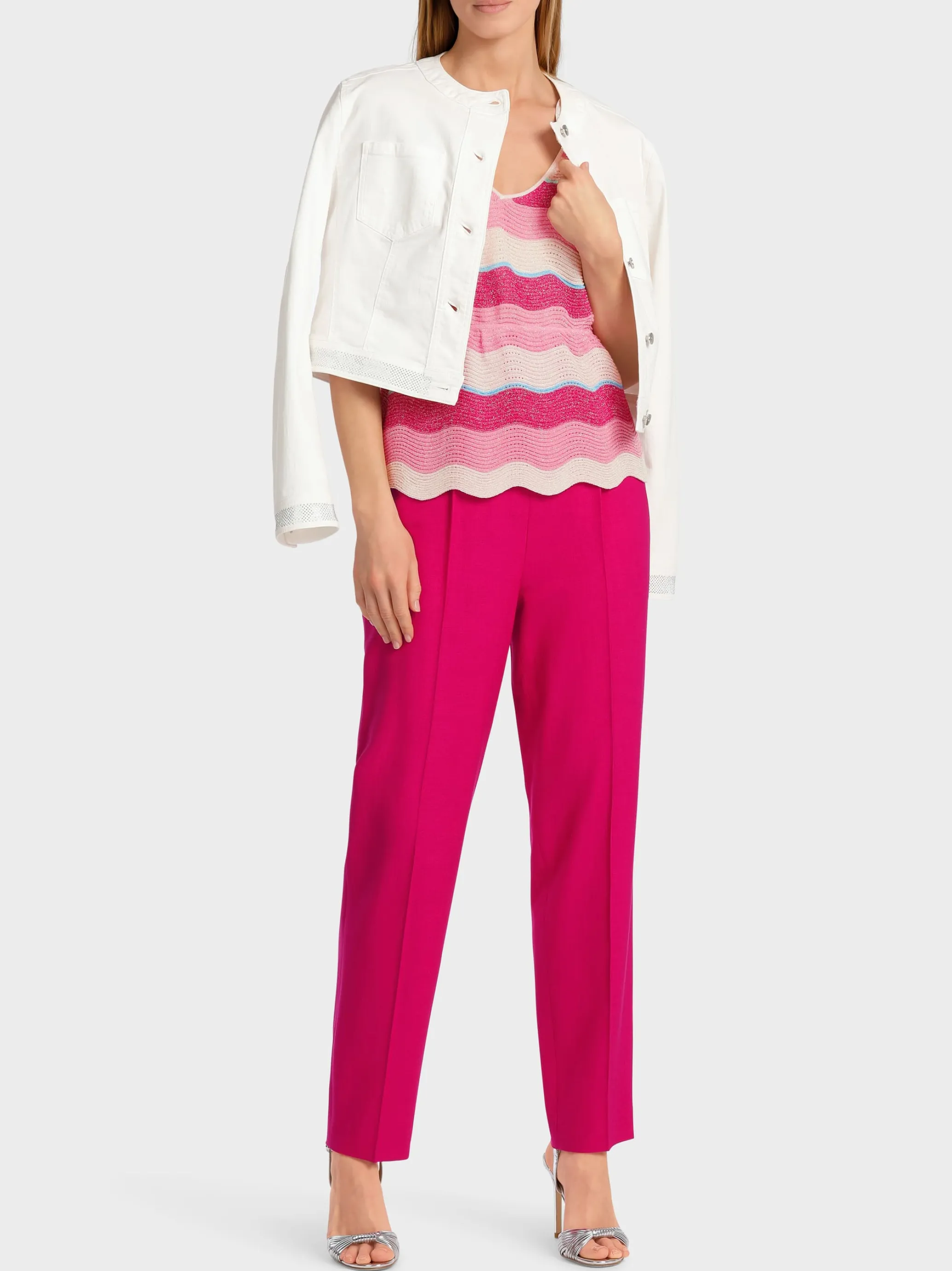 GESTREIFTES STRICKTOP-Marc Cain Cheap