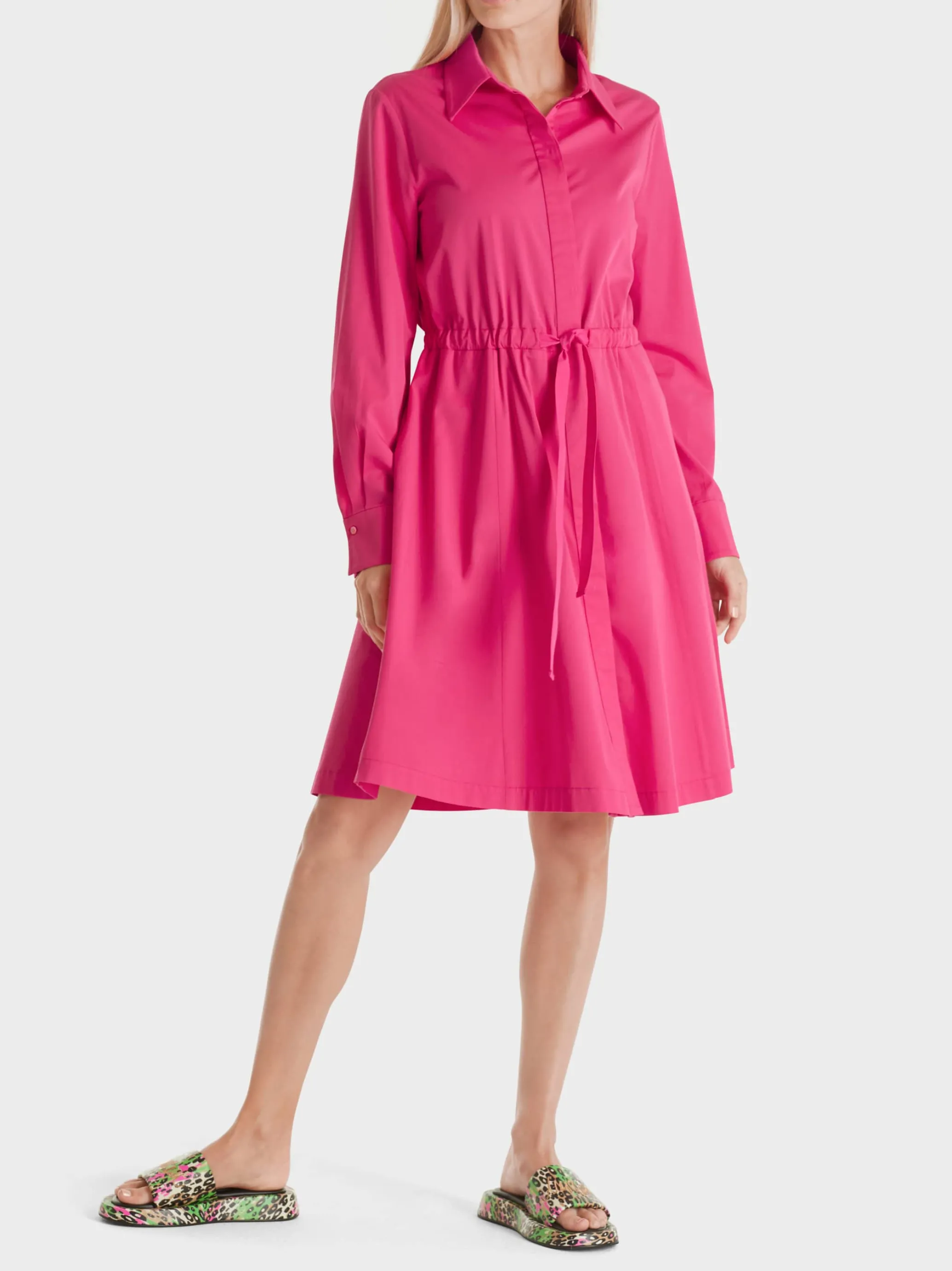 HEMDBLUSENKLEID MIT STOFFGÜRTEL-Marc Cain Best