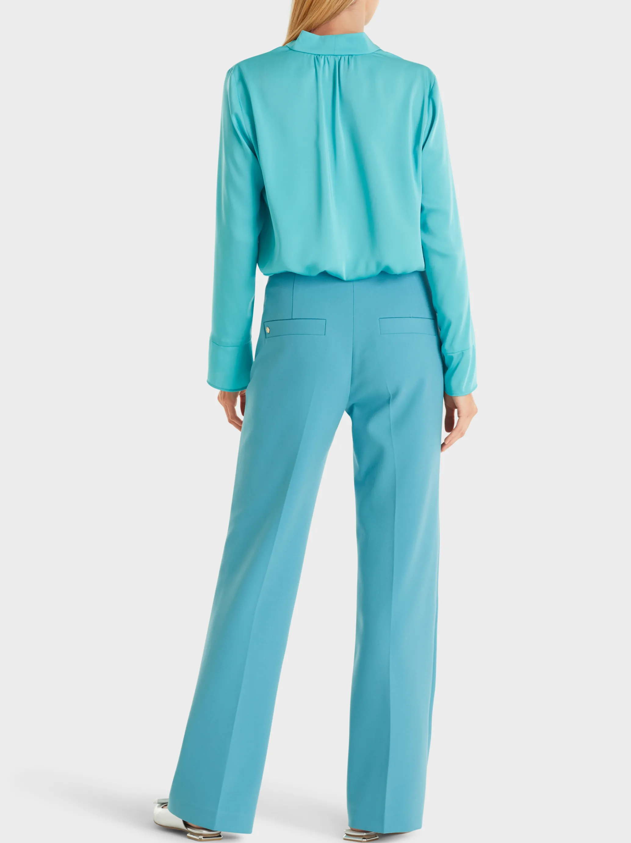 HOSE FAID MIT FLARED LEG-Marc Cain Fashion