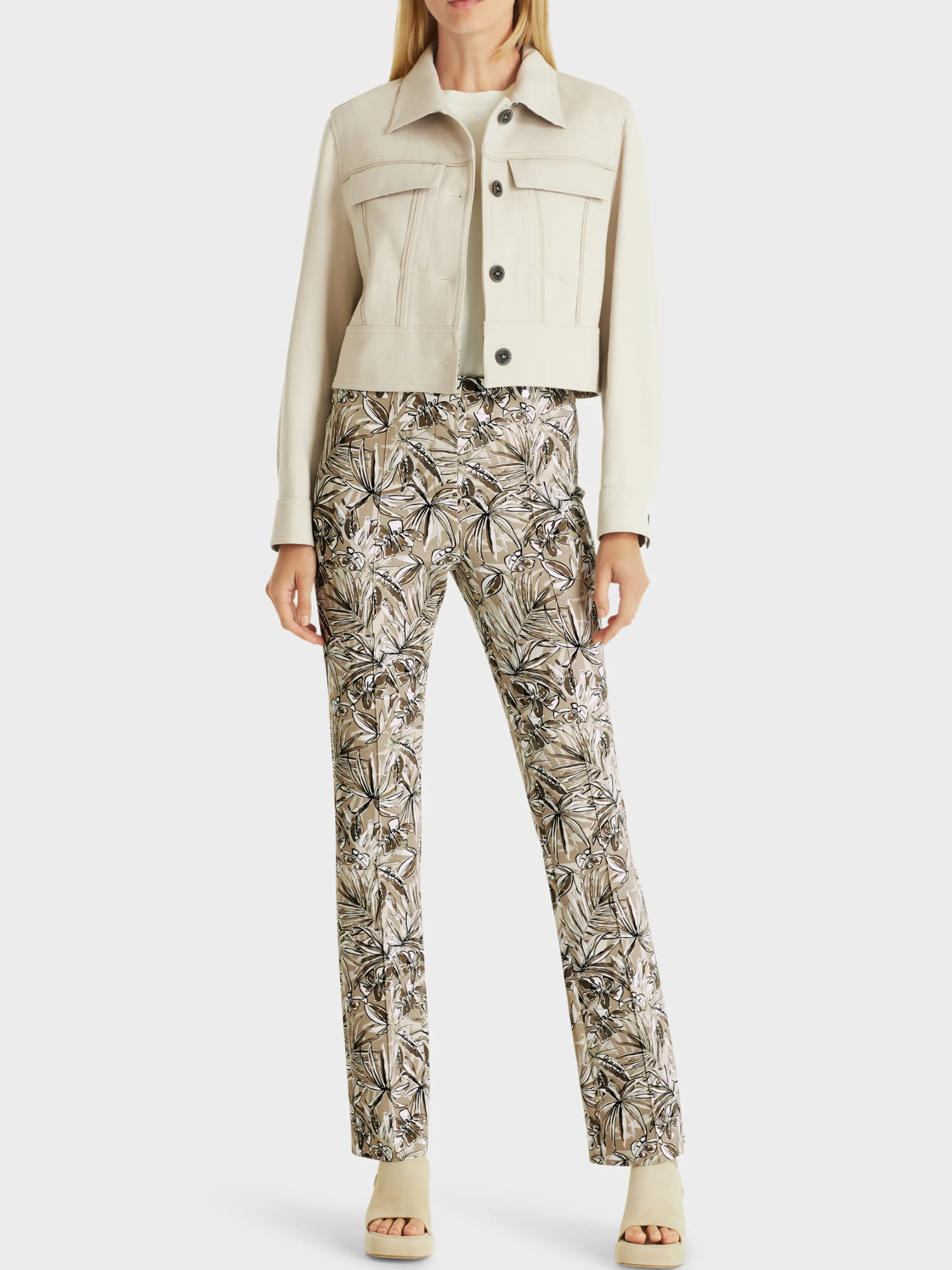 HOSE FREDERICA – MIT FLORALEM PRINT-Marc Cain Sale