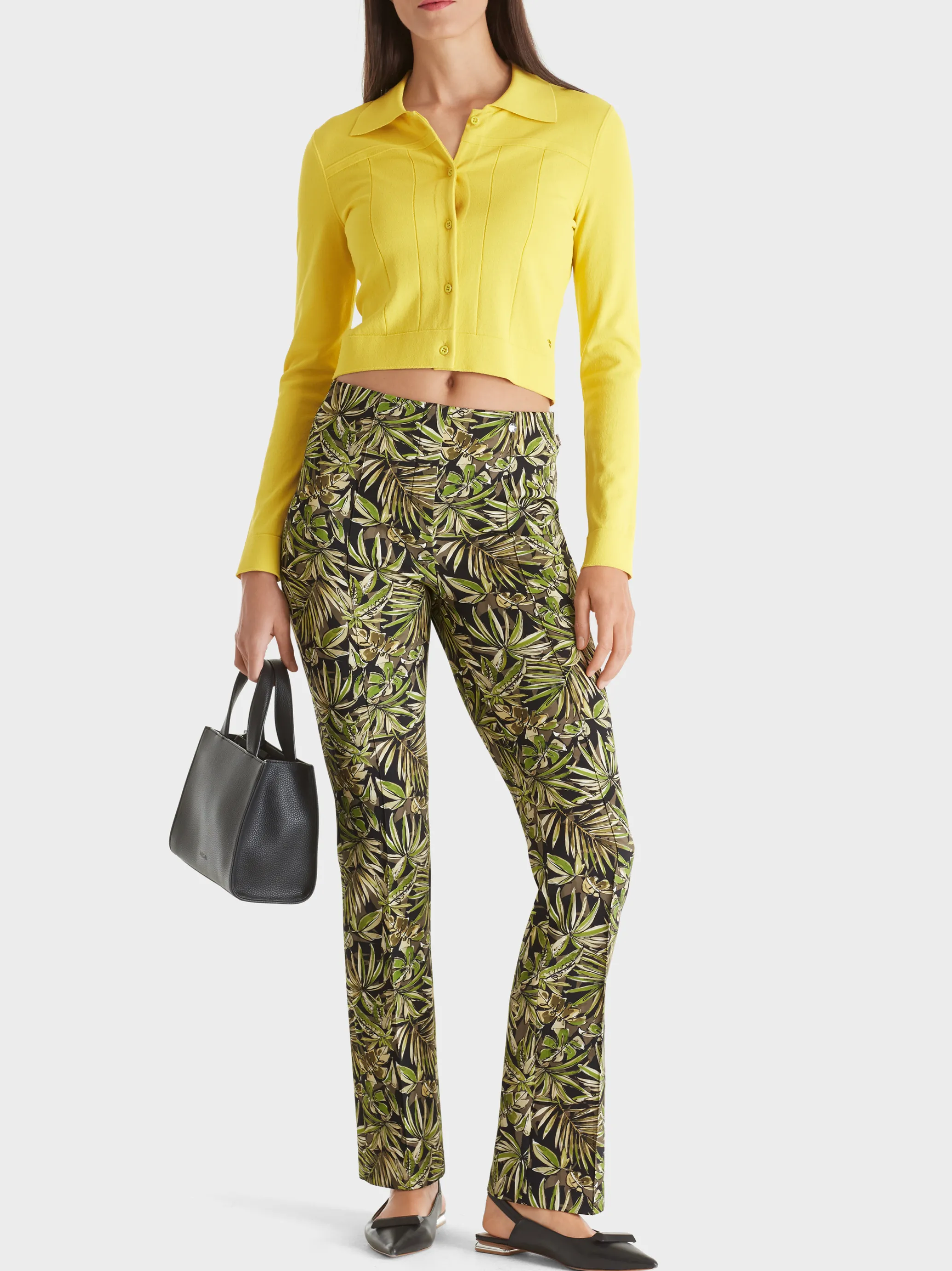 HOSE FREDERICA – MIT FLORALEM PRINT-Marc Cain New