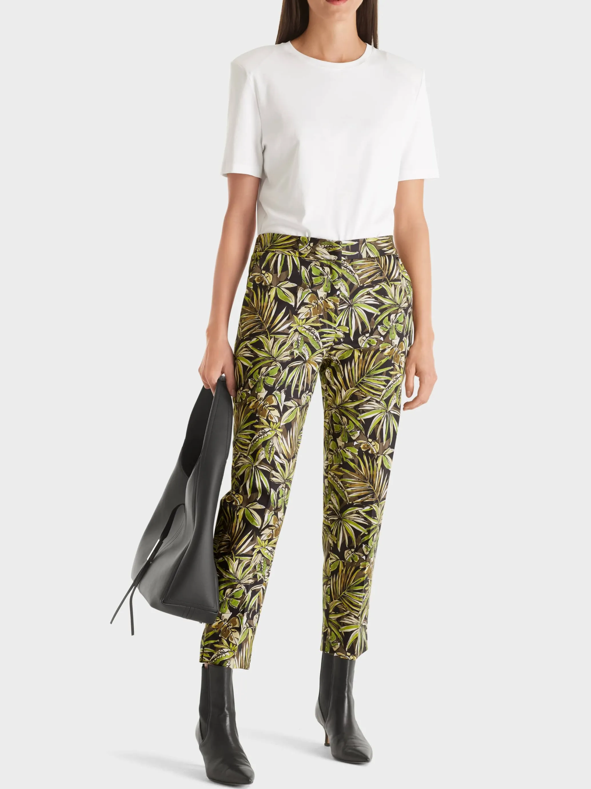 HOSE FUSHUN MIT FLORALEM PRINT-Marc Cain Flash Sale