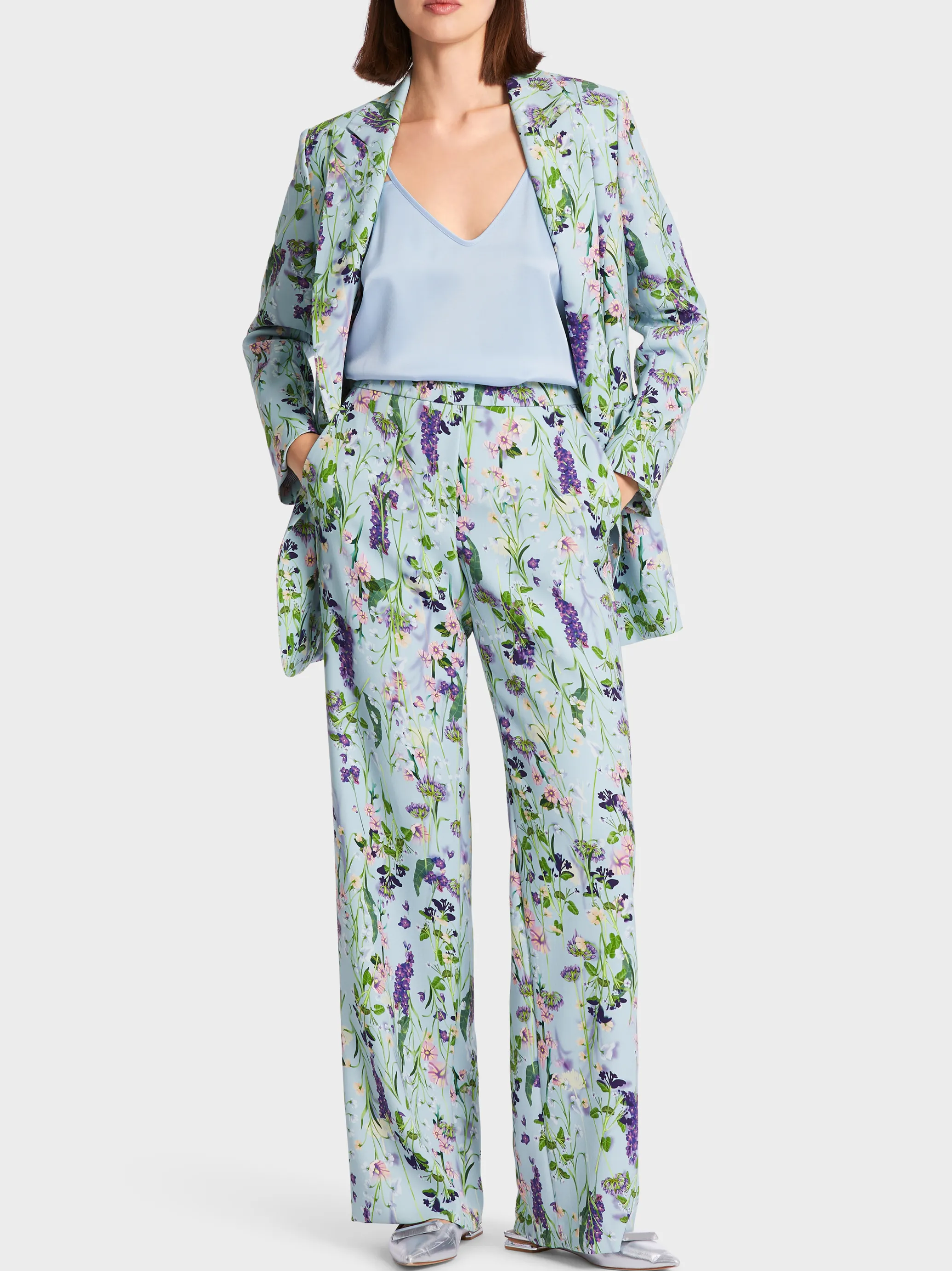 HOSE WASHINGTON IM BLUMEN-DESSIN-Marc Cain Shop