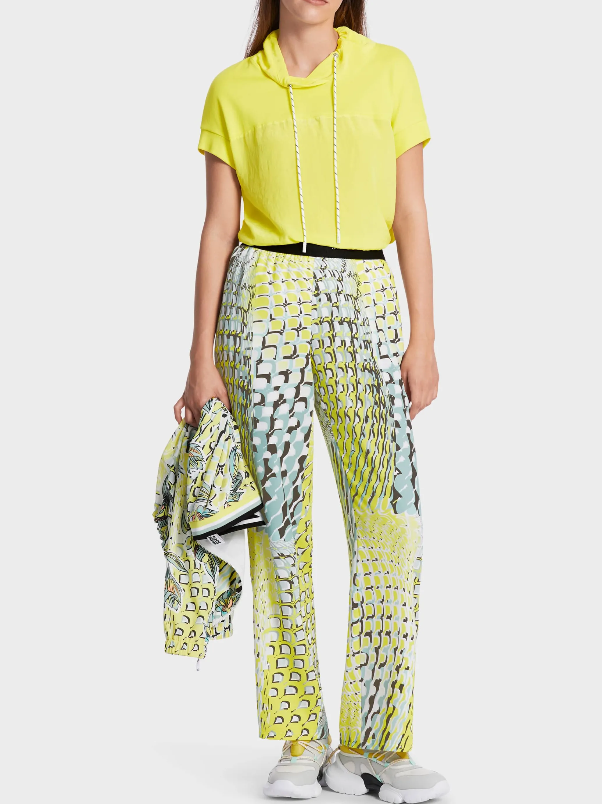 HOSE WELBY MIT ALLOVERPRINT-Marc Cain Best