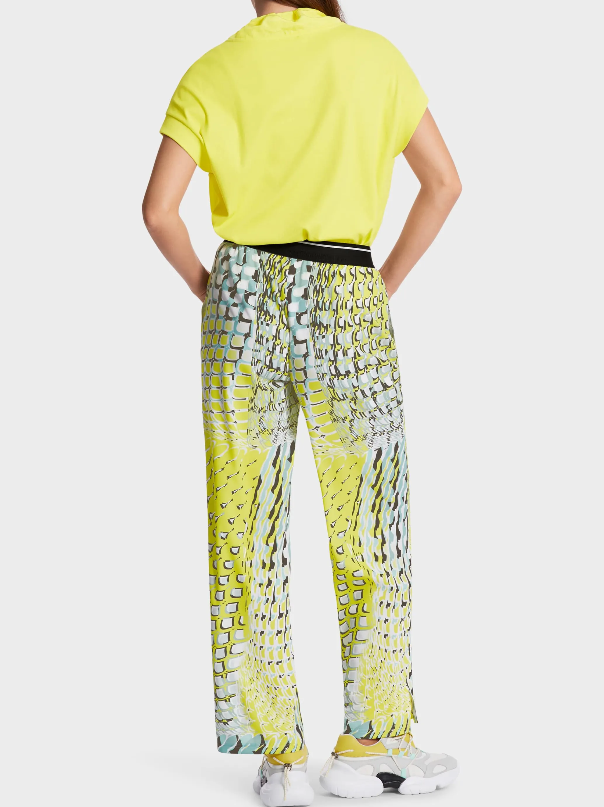 HOSE WELBY MIT ALLOVERPRINT-Marc Cain Best