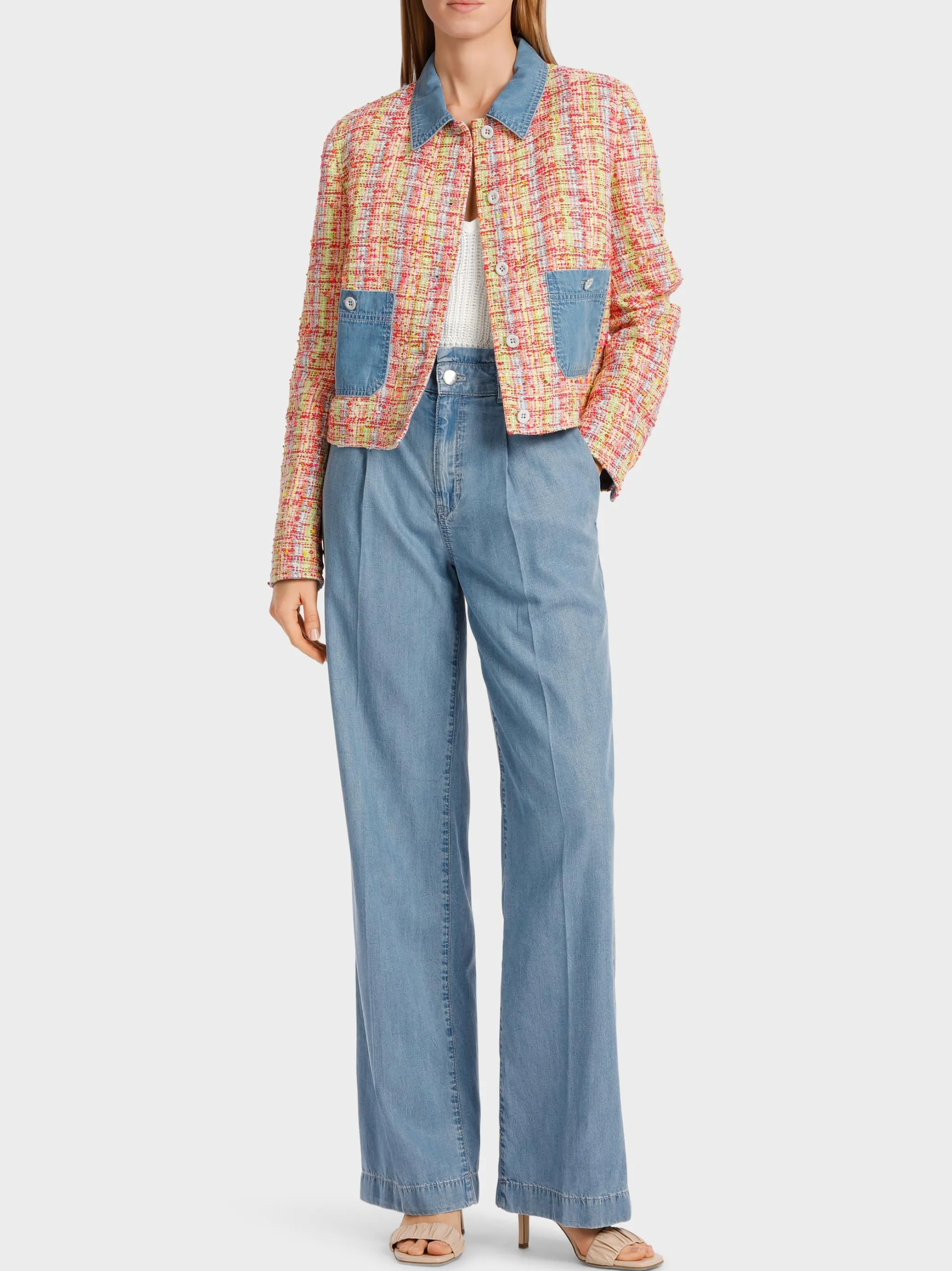 JACKE IN MULTICOLOR-KARO-Marc Cain Flash Sale