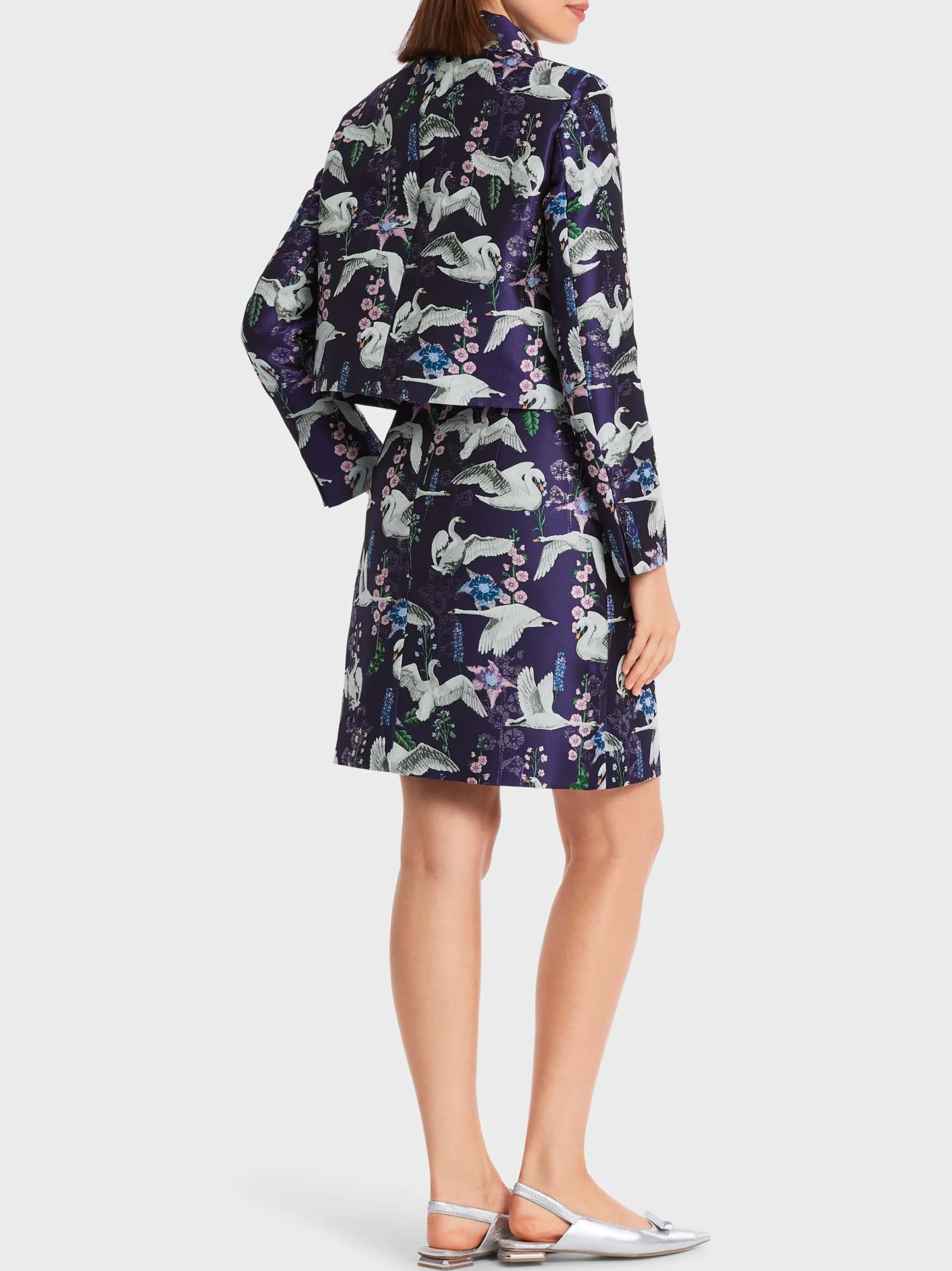 JACKE MIT SCHWANEN-PRINT-Marc Cain Cheap