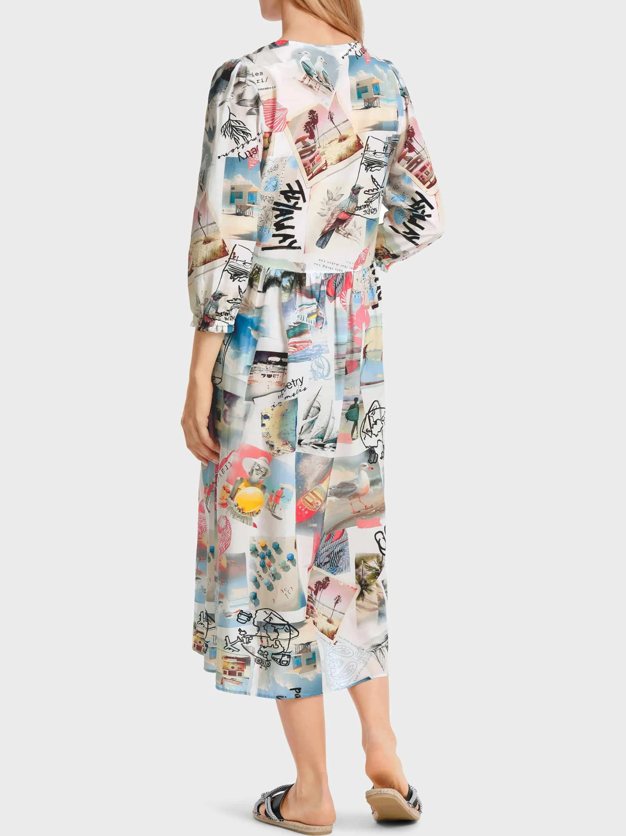 KLEID MIT MEMORIESPRINT-Marc Cain Hot