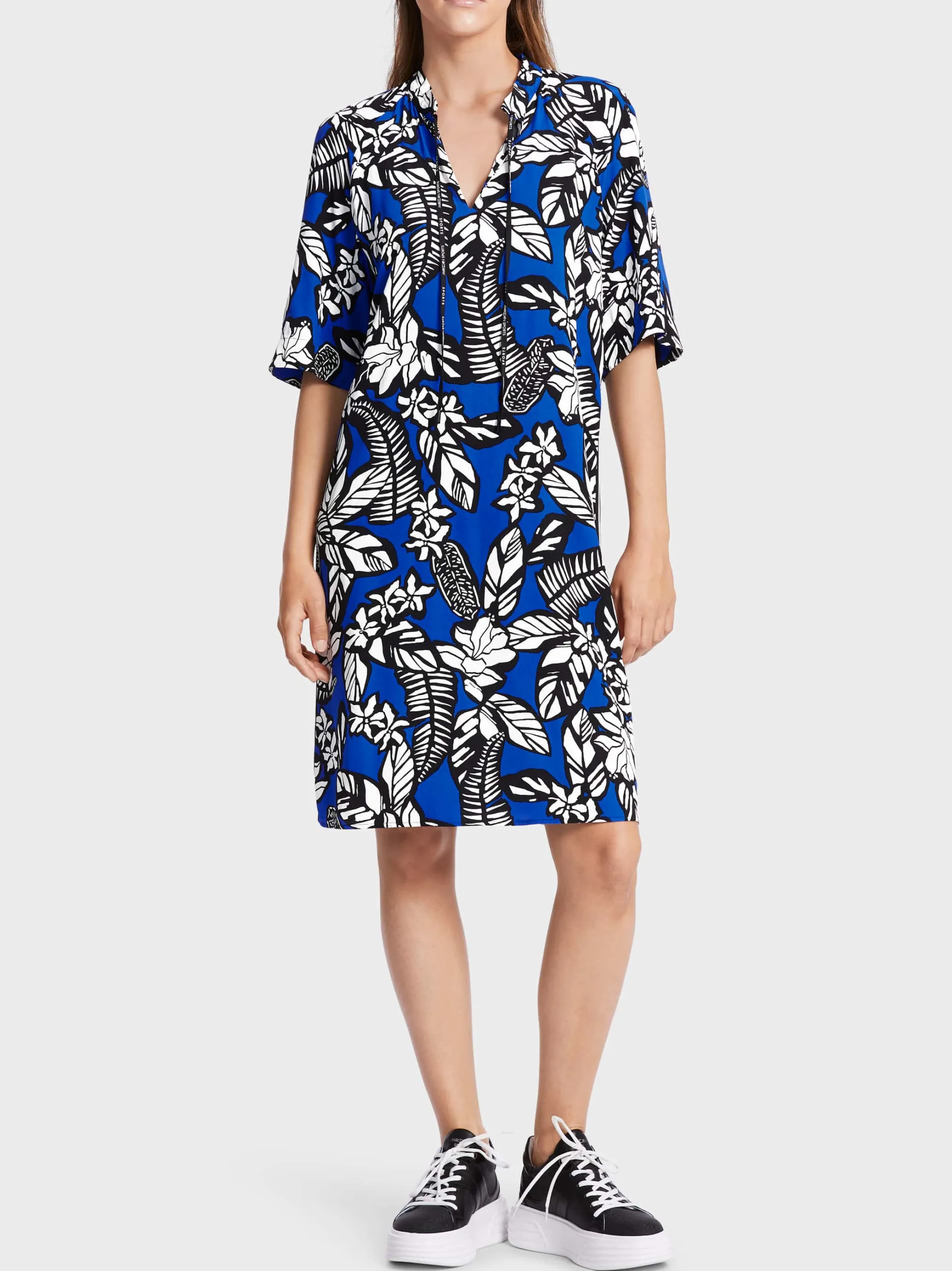 KLEID MIT PRINT "RETHINK TOGETHER"-Marc Cain Hot