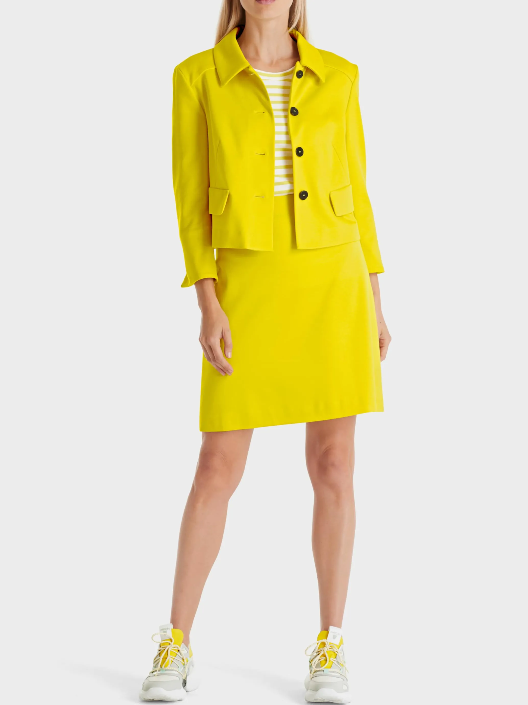 KURZJACKE MIT ÄRMELSCHLITZEN-Marc Cain Fashion