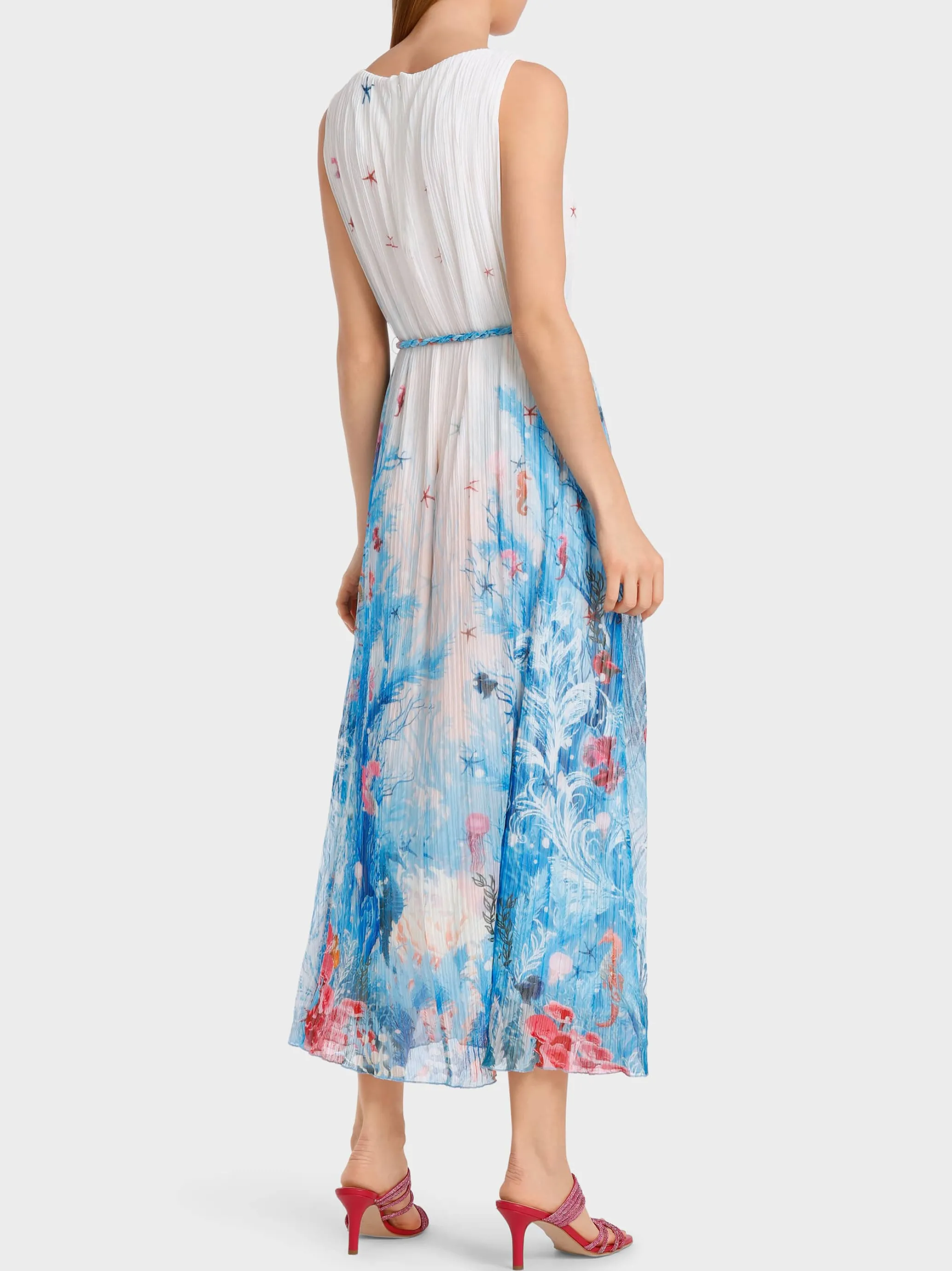 LANGES KLEID IM UNTERWASSERDESSIN-Marc Cain Best Sale