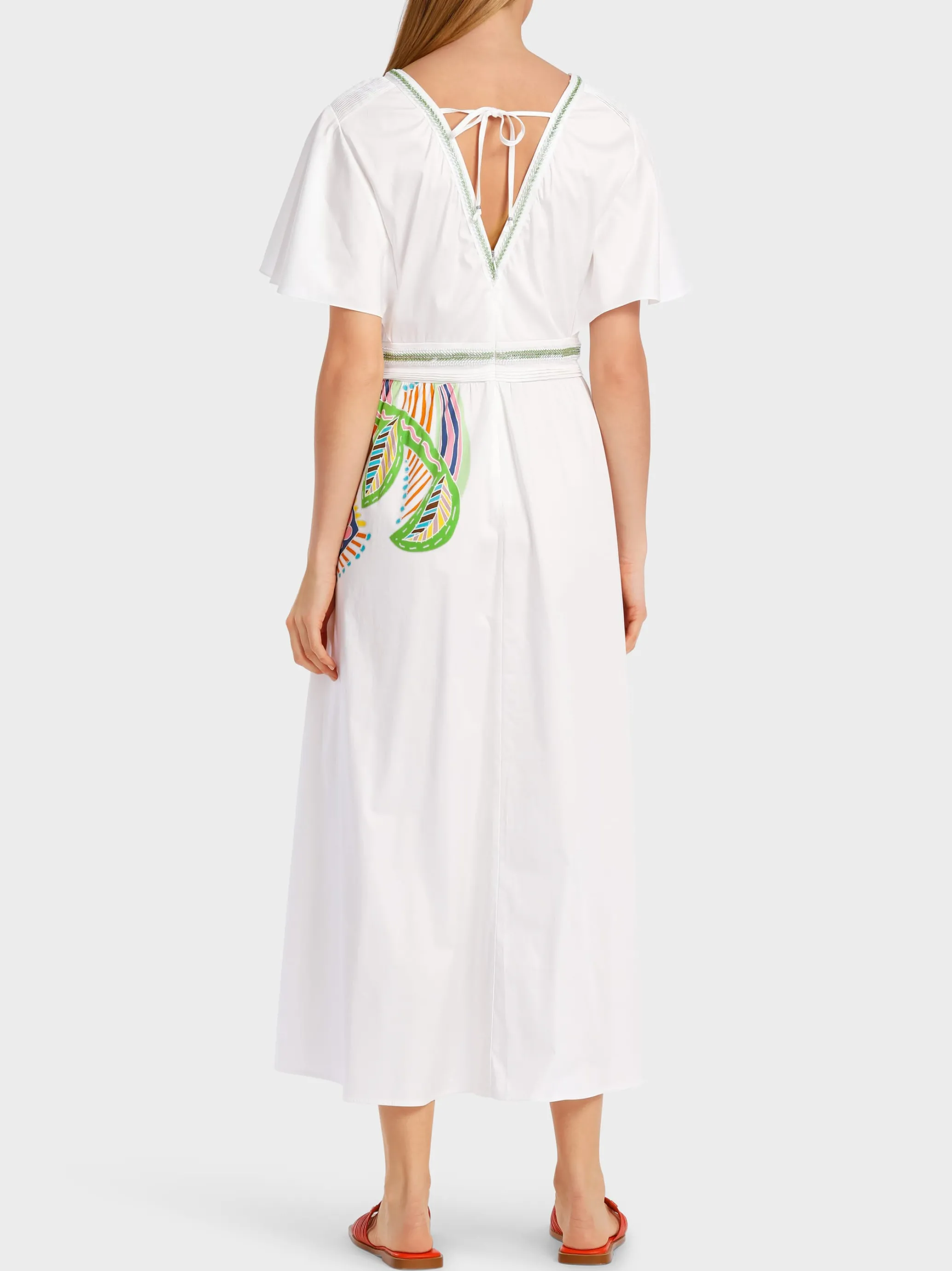 LANGES KLEID MIT HOHER TAILLE-Marc Cain Cheap