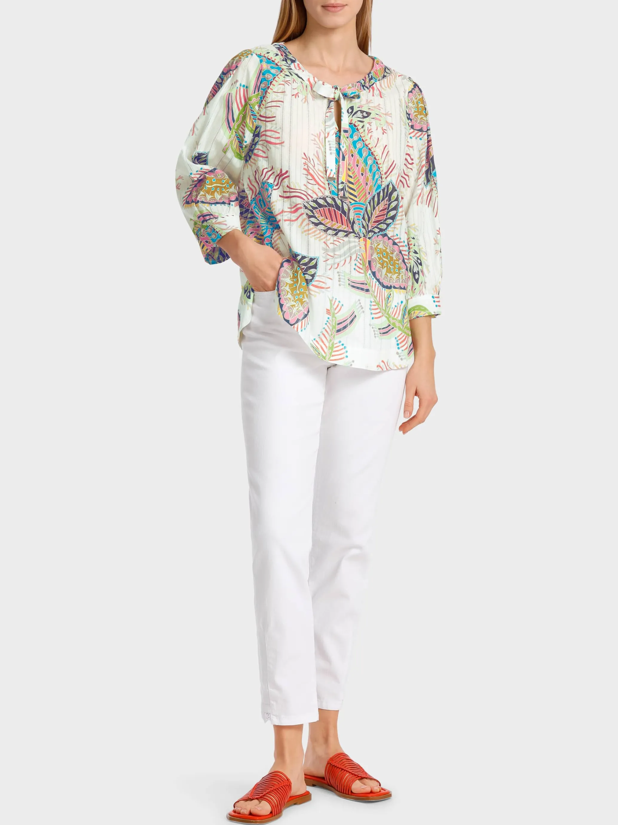 LANGÄRMELIGE BLUSE IN A-LINIE-Marc Cain New