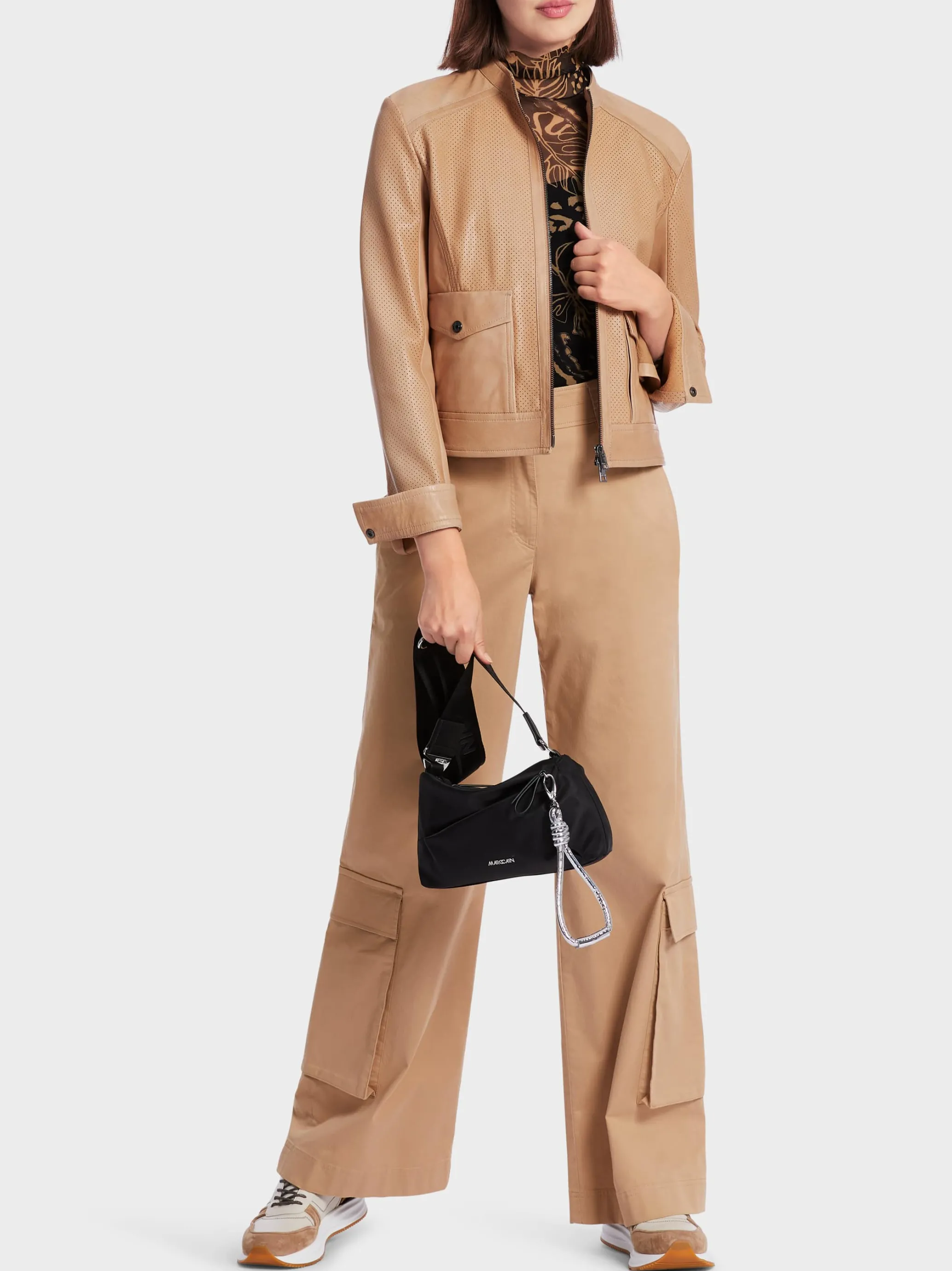 LEDERJACKE MIT REIßVERSCHLUSS-Marc Cain Cheap