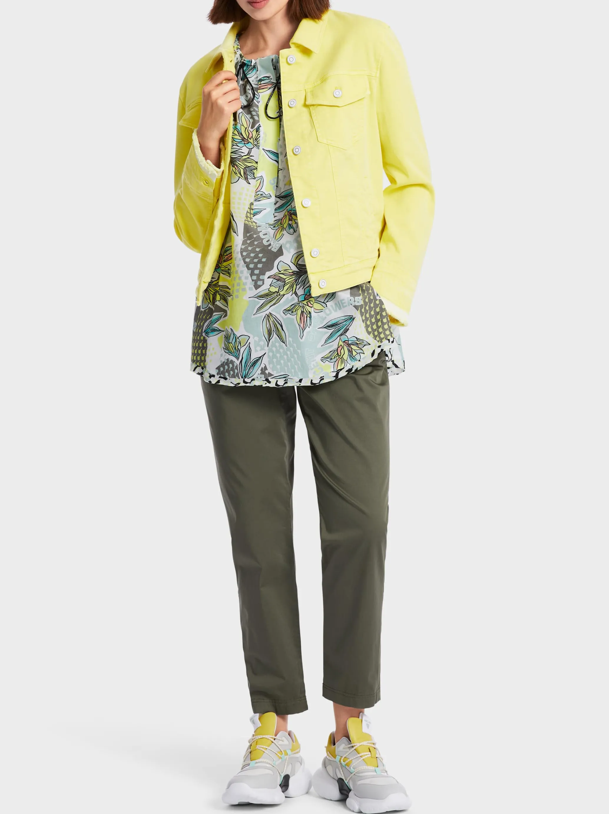 LÄSSIGE RAGLANBLUSE MIT FANTASY-PRINT-Marc Cain New