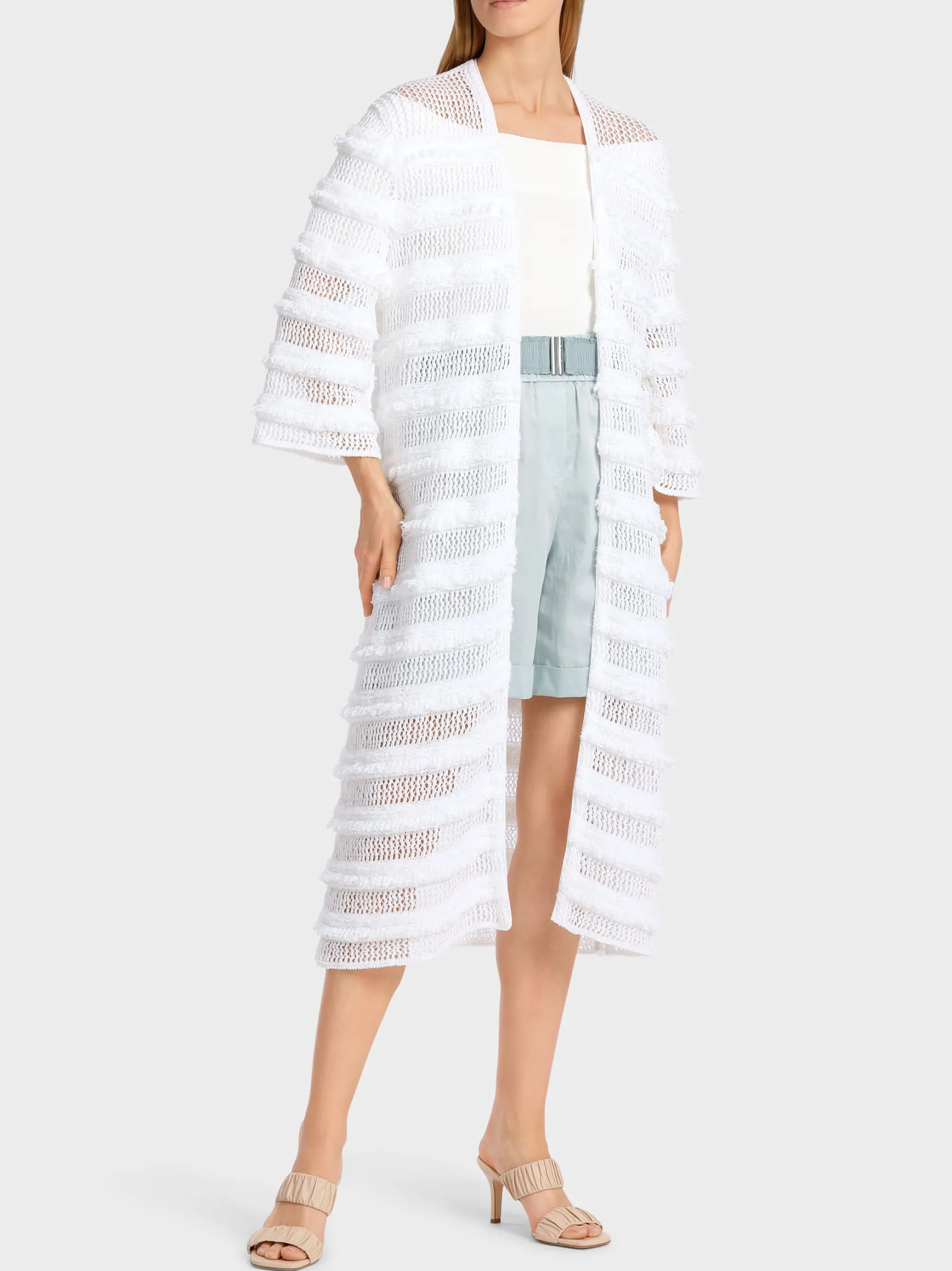 MANTEL MIT STRUKTUR – KNITTED IN GERMANY-Marc Cain Store