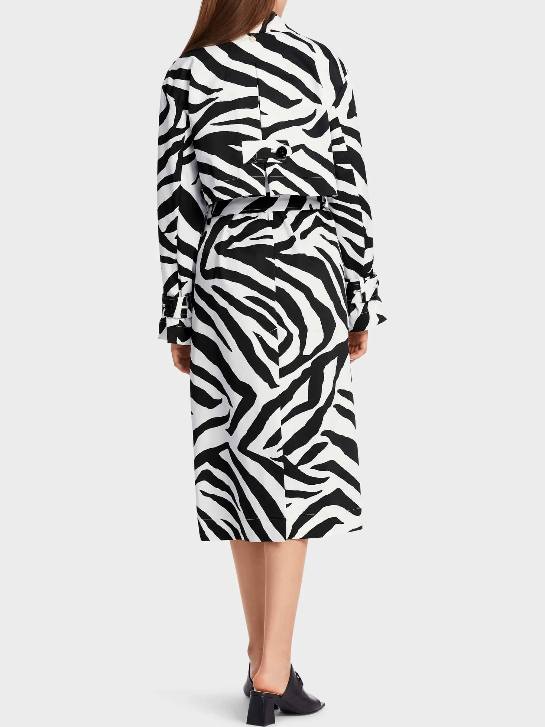 MANTEL MIT ZEBRA-PRINT-Marc Cain Online