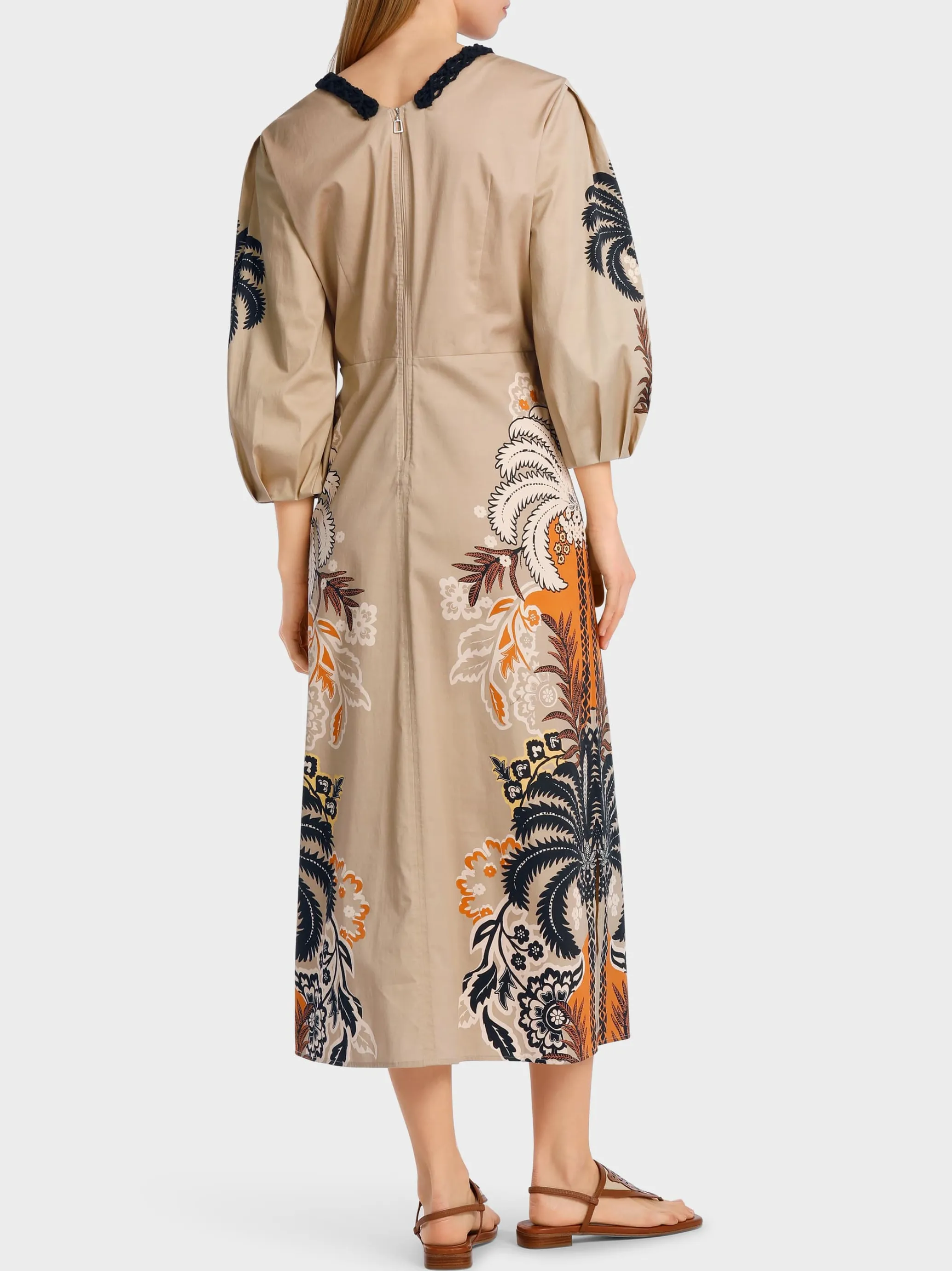 MIDILANGES, TAILLIERTES KLEID-Marc Cain Clearance