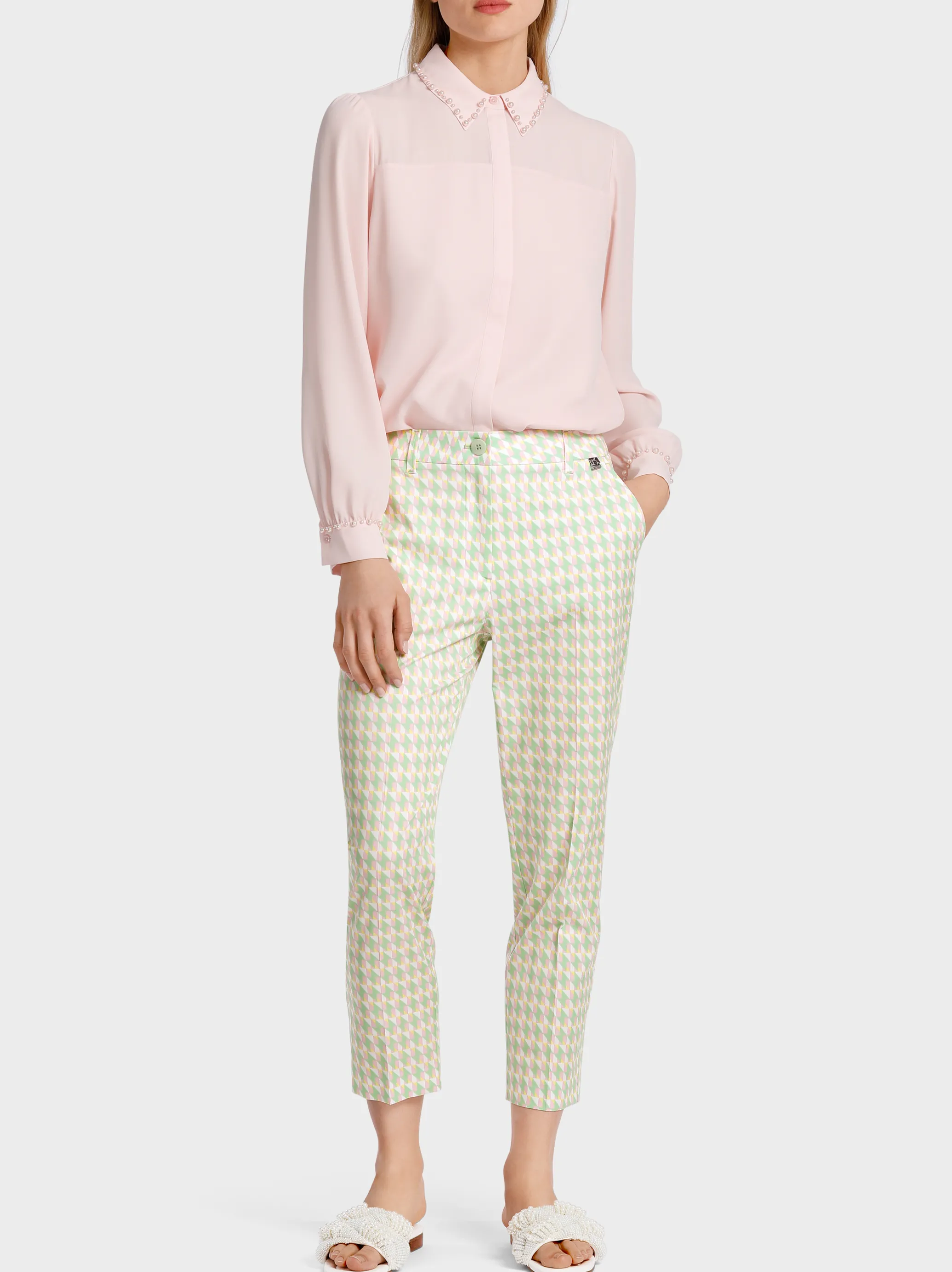 MODELL FRANCA – HOSE MIT GRAFIKDESSIN-Marc Cain Sale