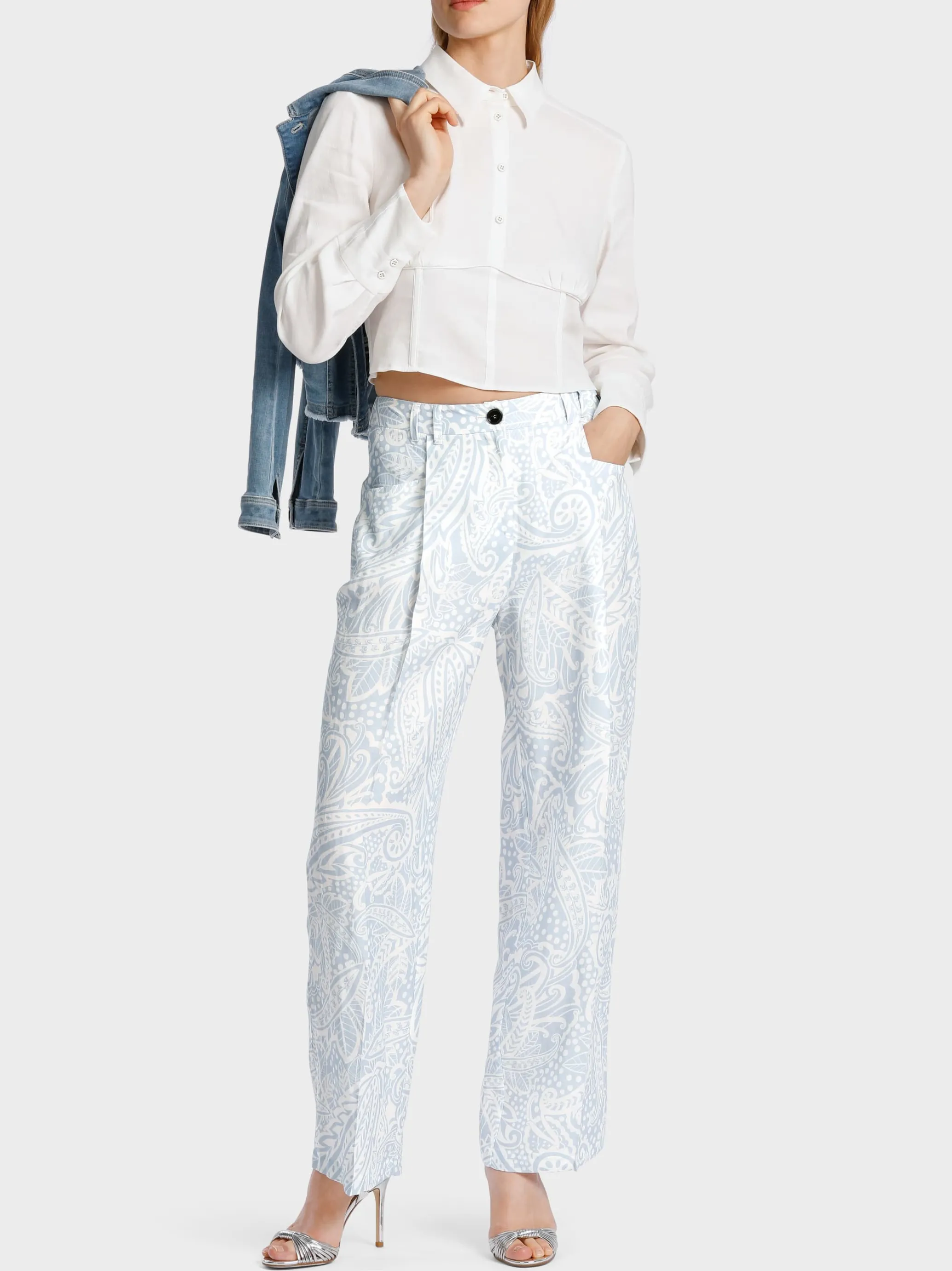 MODELL WASCO – HOSE MIT PAISLEYMUSTER-Marc Cain Store