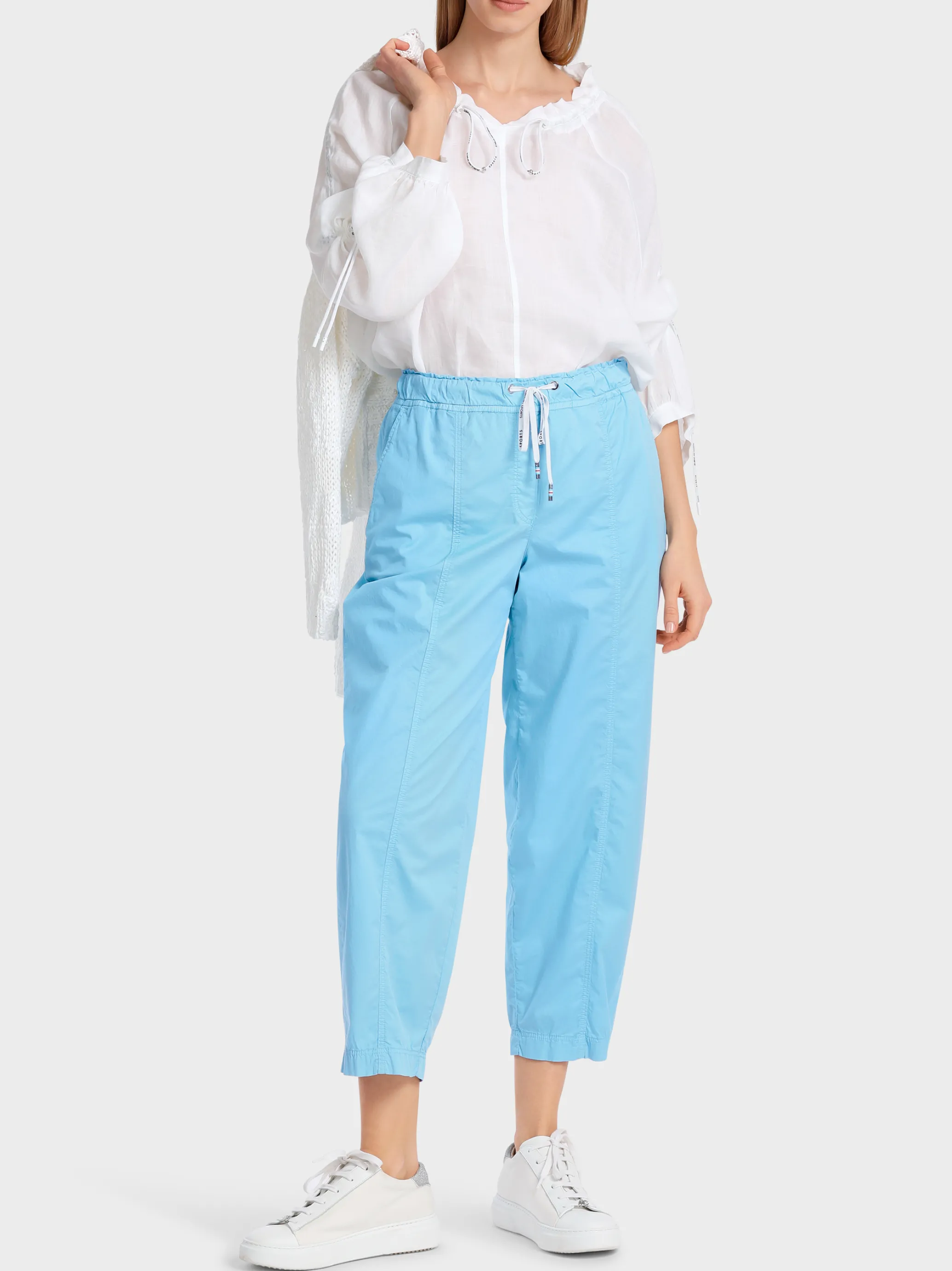 MODELL WIDNES IN LIGHT COTTON-Marc Cain Outlet