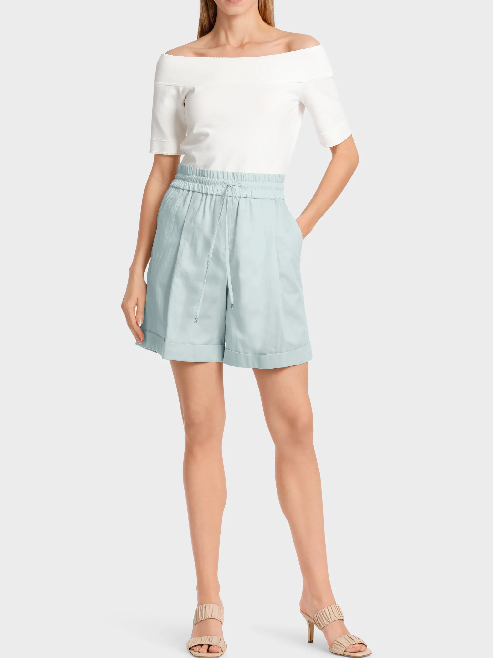 MODELL WITTEN – SHORTS MIT STULPEN-Marc Cain Shop