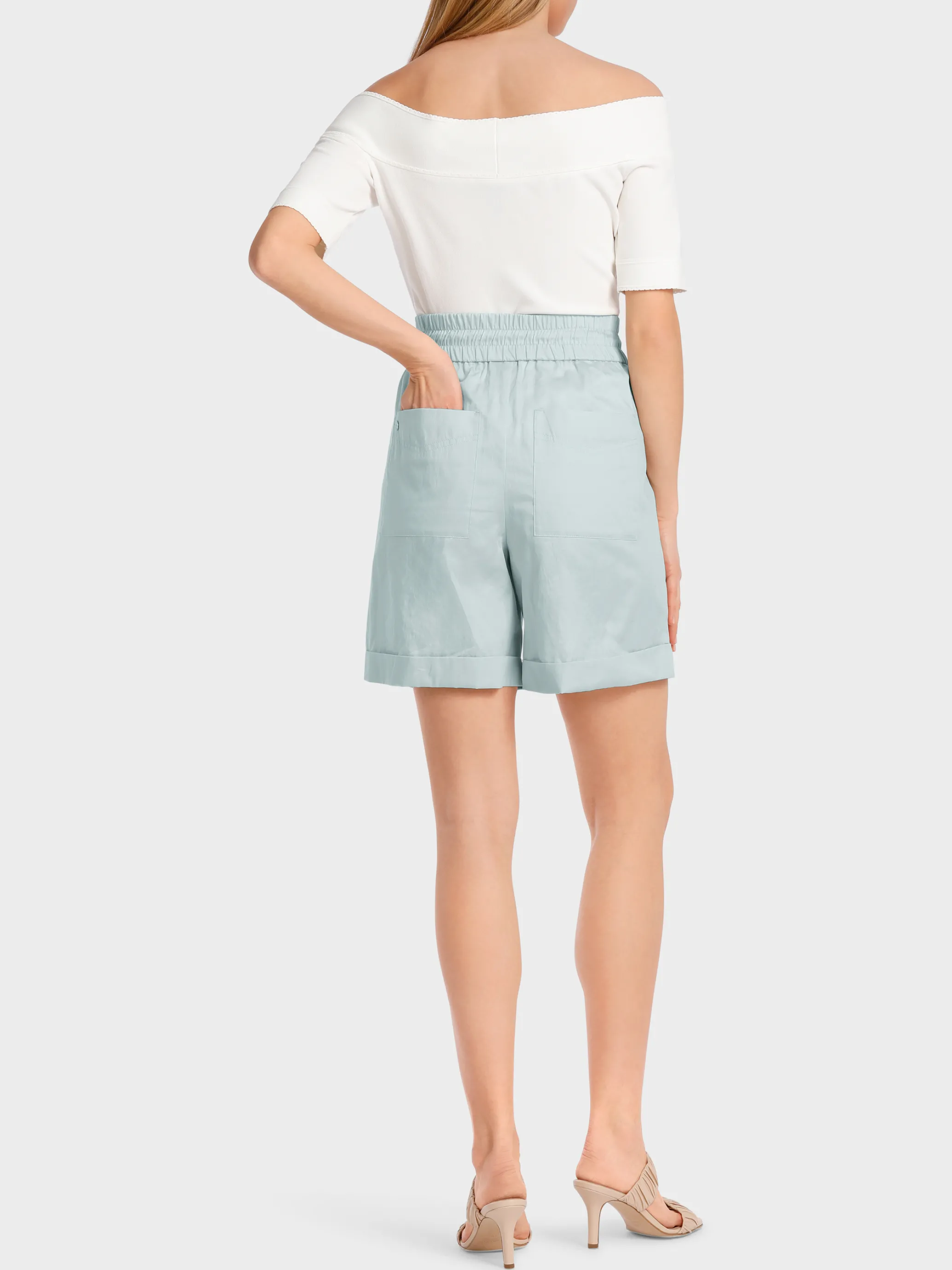 MODELL WITTEN – SHORTS MIT STULPEN-Marc Cain Shop