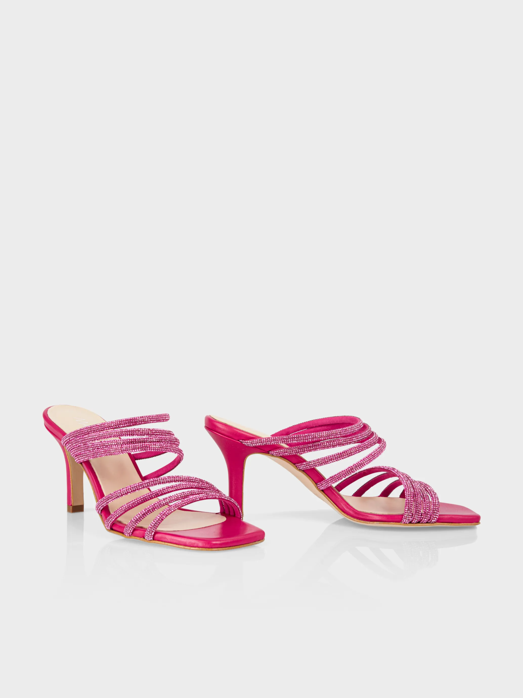 MULES MIT GLITZERRIEMEN-Marc Cain Shop