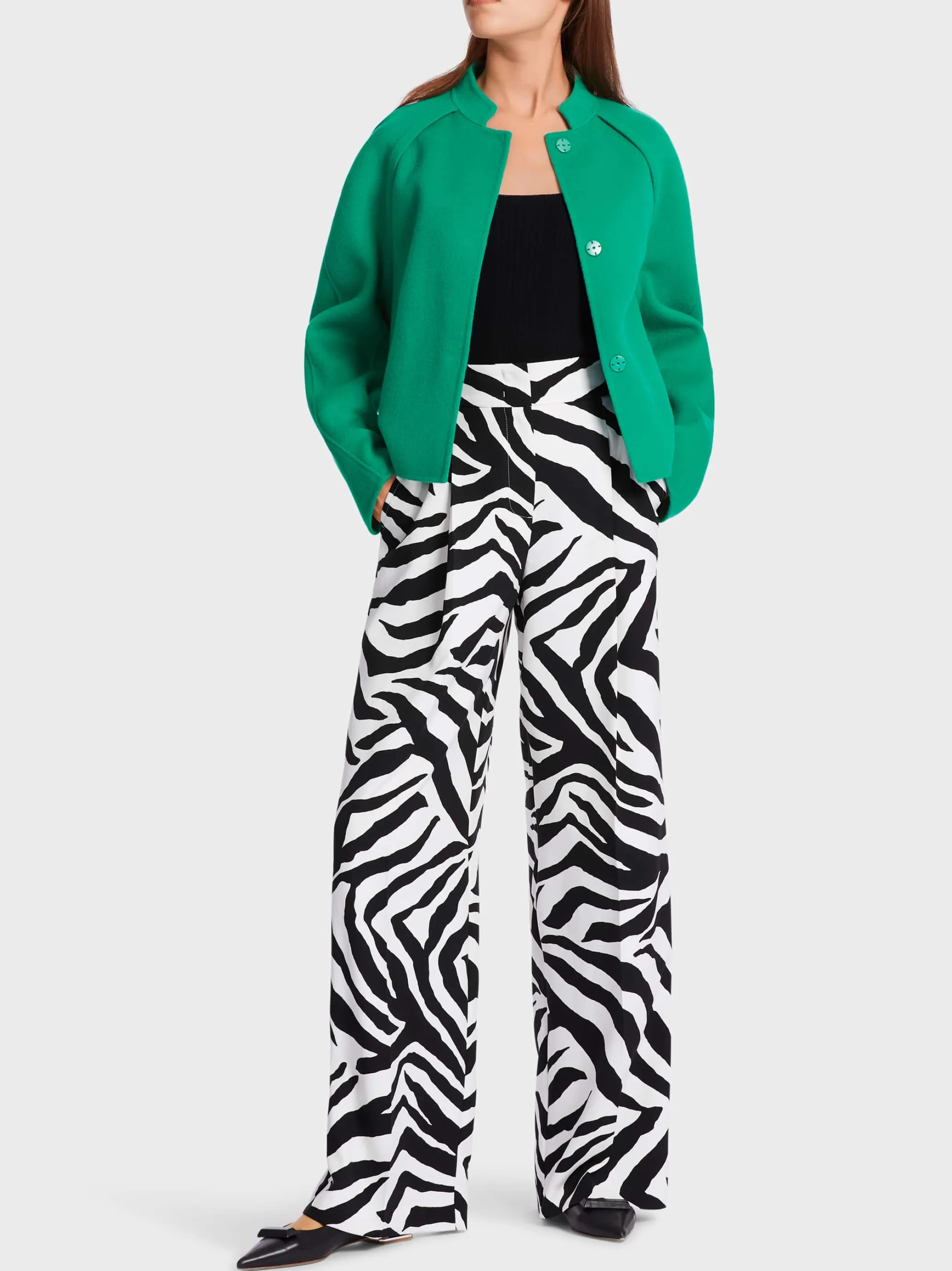 OUTDOORJACKE AUS WOLLE-Marc Cain Fashion